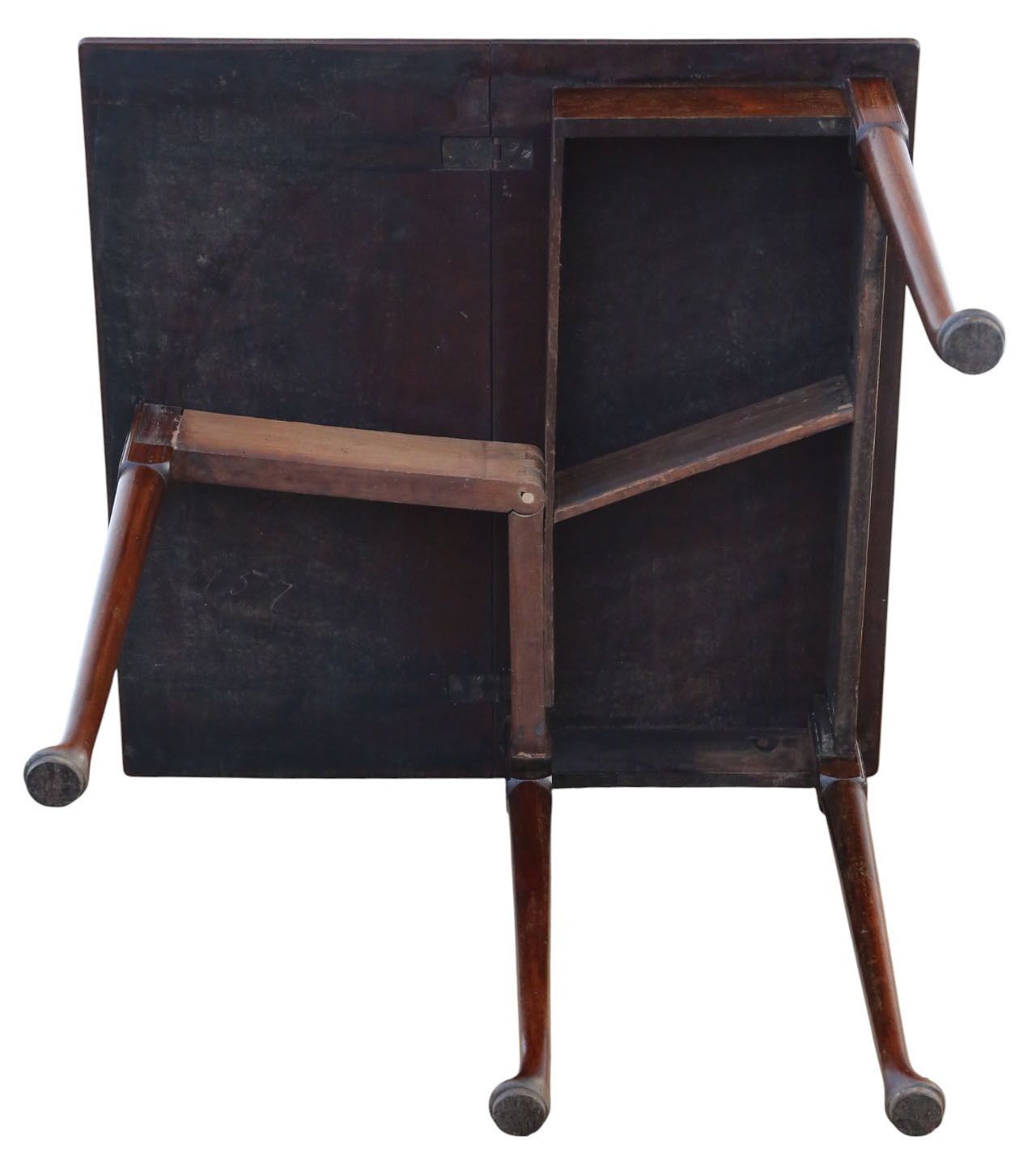 photo furniture Antique Georgian C.1800 Mahogany Gateleg Drop Leaf Dining Table  Fine Quality