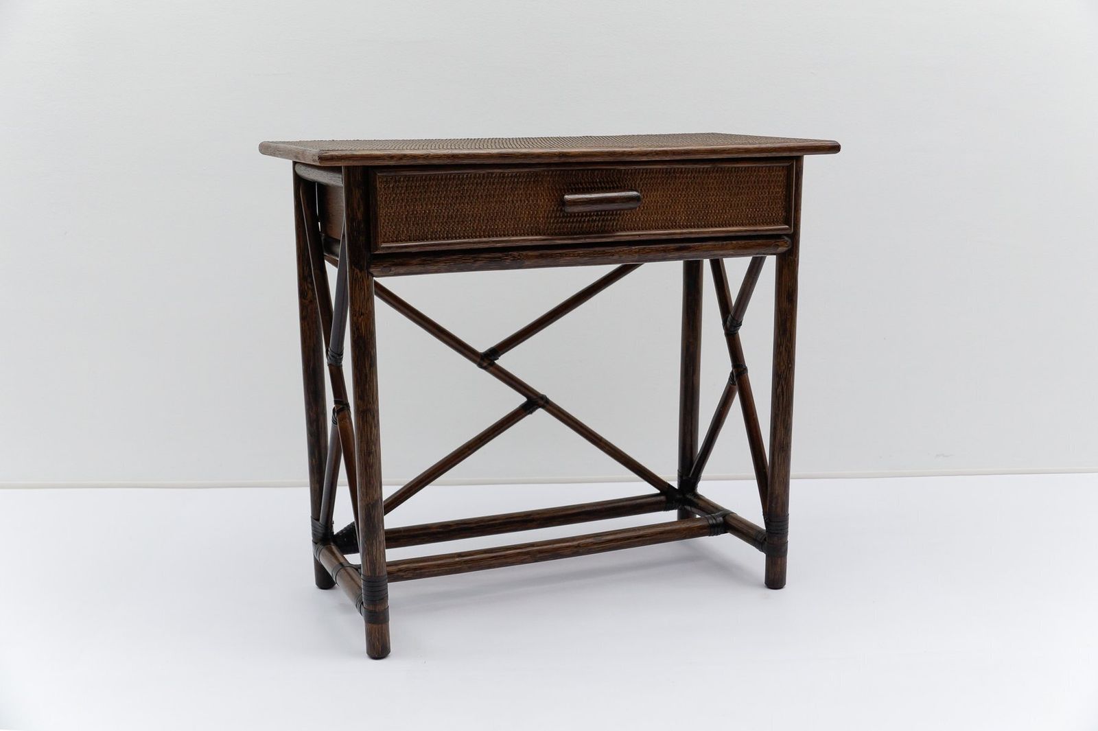 Italian Chest Of Drawers Made Of Bamboo And Rattan, 1970s photo furniture