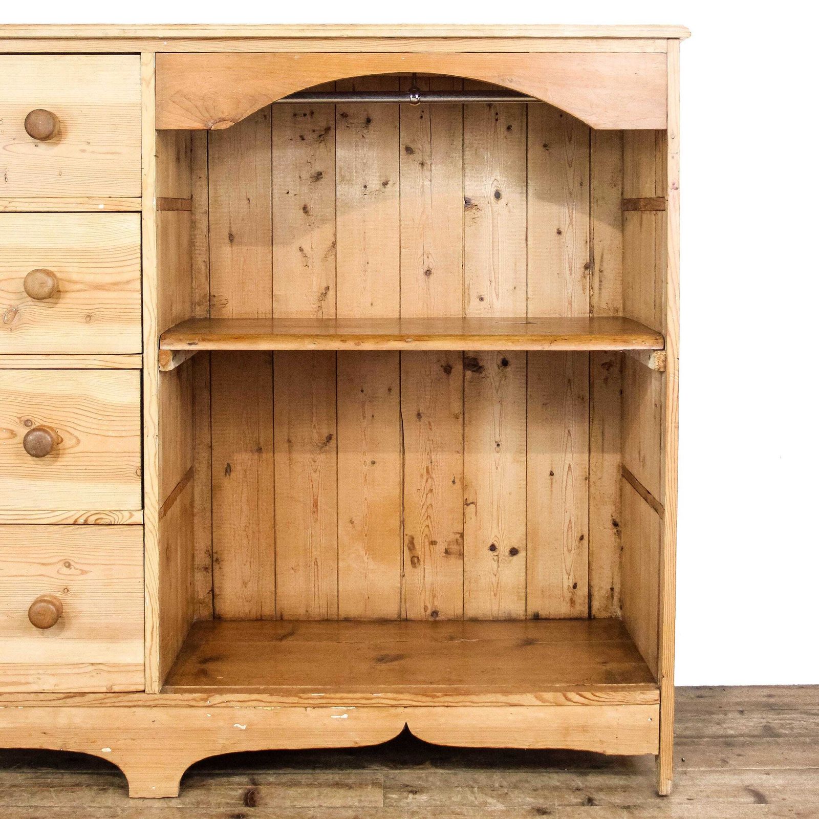 20th Century Large Pine Bedroom Chest Of Drawers Unit | Antique Storage | Pine Drawers | Bedroom Furniture | Pine Furniture photo furniture