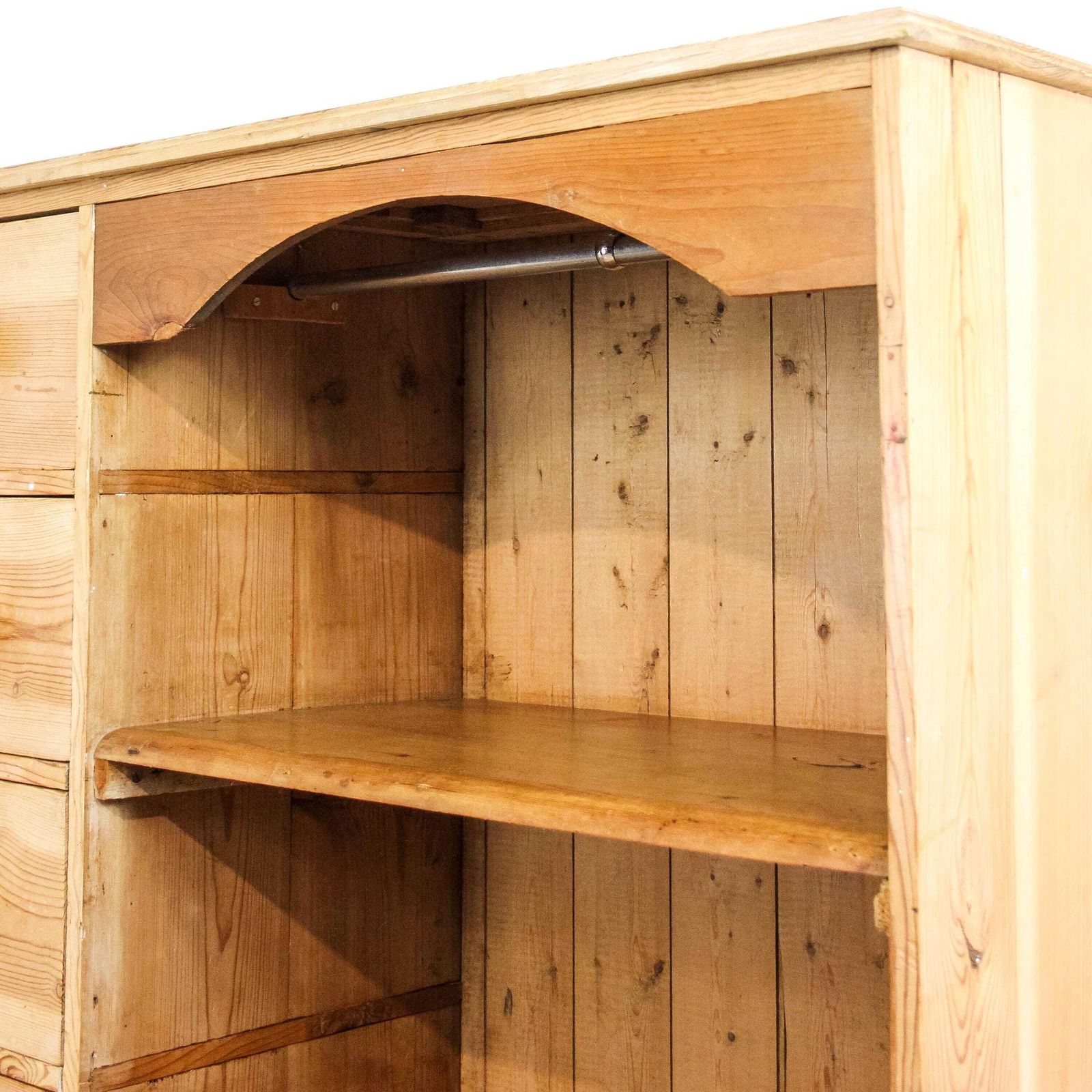 20th Century Large Pine Bedroom Chest Of Drawers Unit | Antique Storage | Pine Drawers | Bedroom Furniture | Pine Furniture photo 695.0