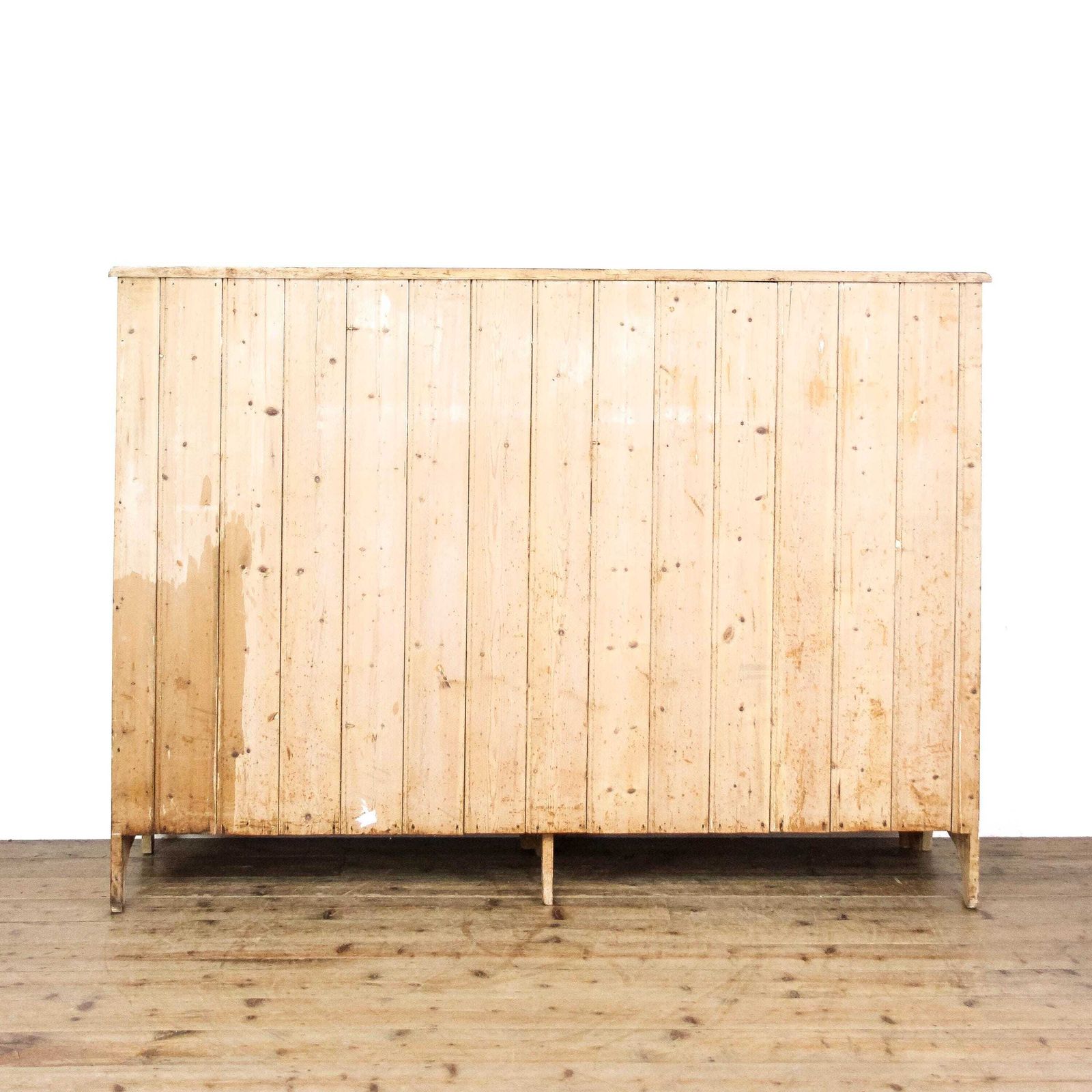 20th Century Large Pine Bedroom Chest Of Drawers Unit | Antique Storage | Pine Drawers | Bedroom Furniture | Pine Furniture photo vintage