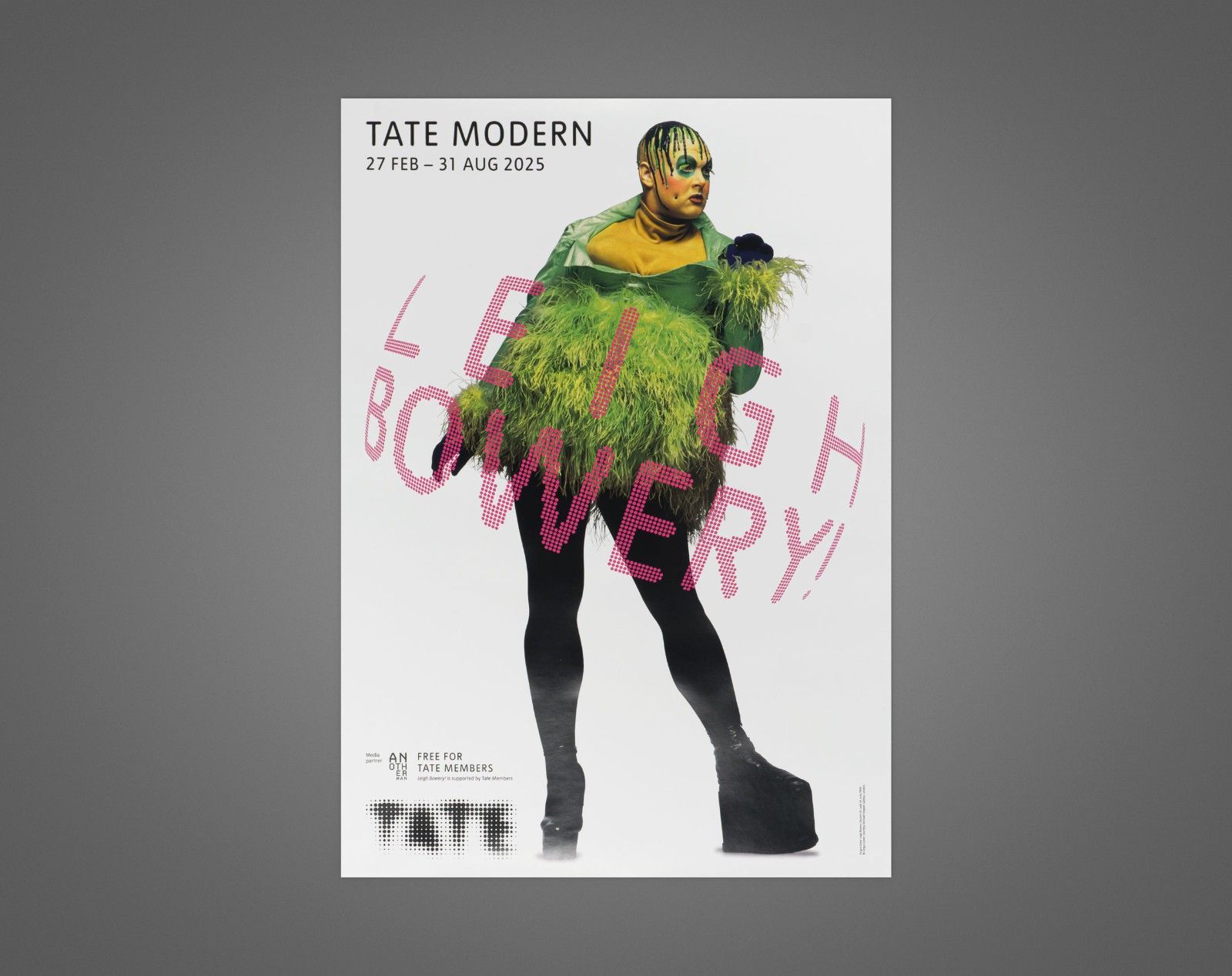 Original Tate Modern Leigh Bowery! London Art Exhibition Poster – A2 Size