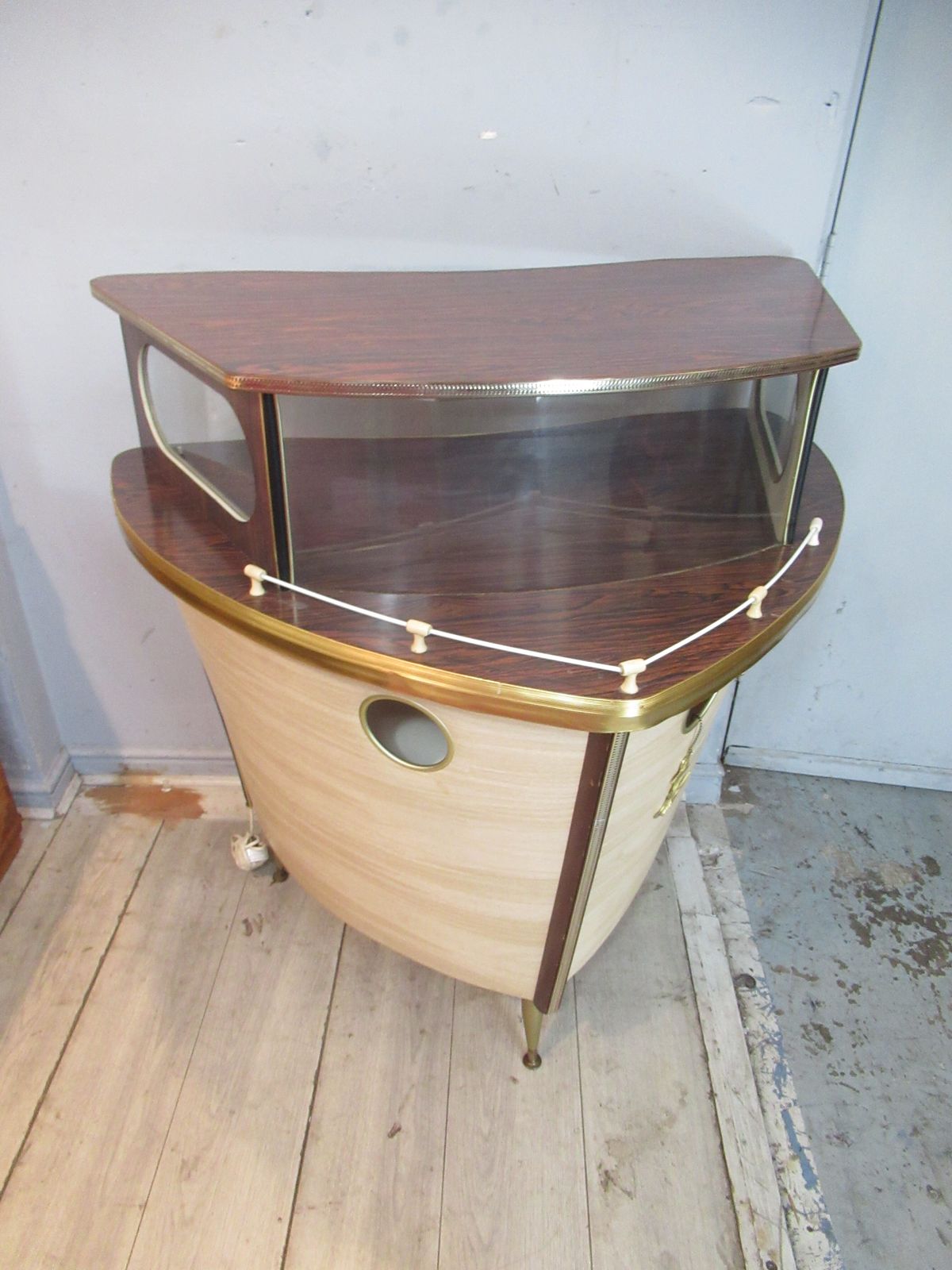 A 1950s Boat Cocktail   Drinks Cabinet photo Furniture