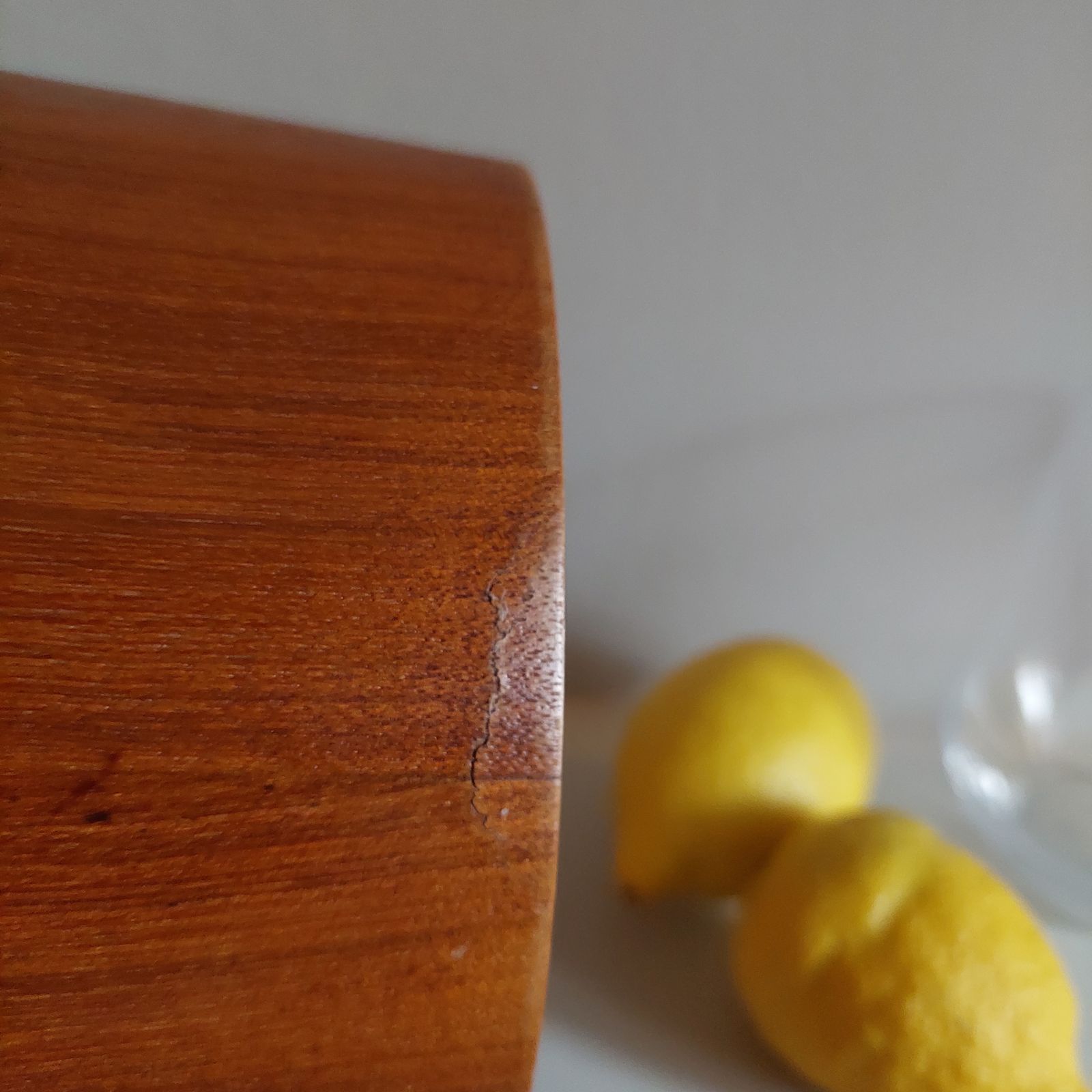 photo vinterior Mid Century Teak Ice Bucket  Tableware Drinkware Japan 60s