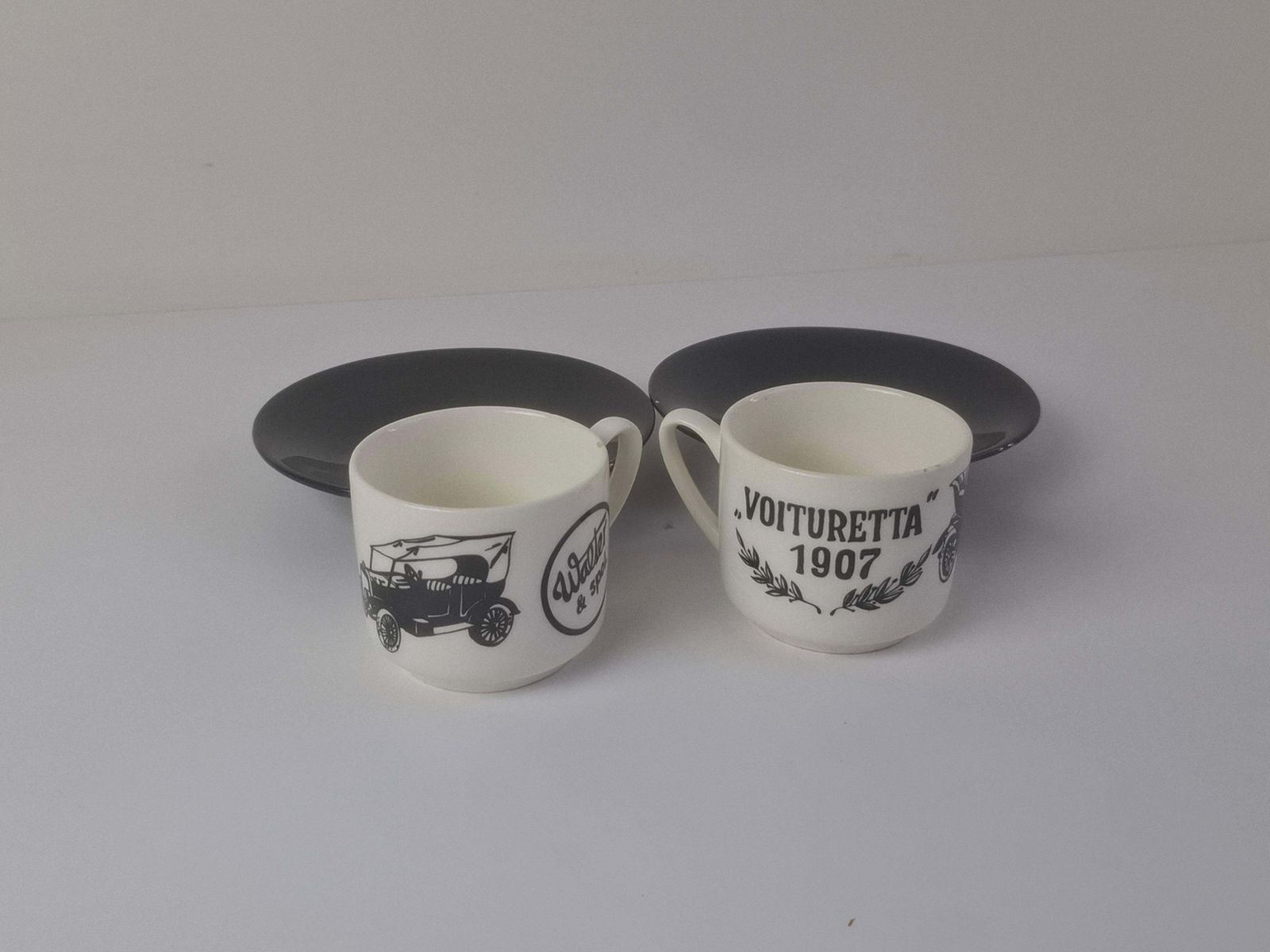 Midcentury Ditmar Urbach Czechoslovak Porcelain Cup And Saucer Set photo buy