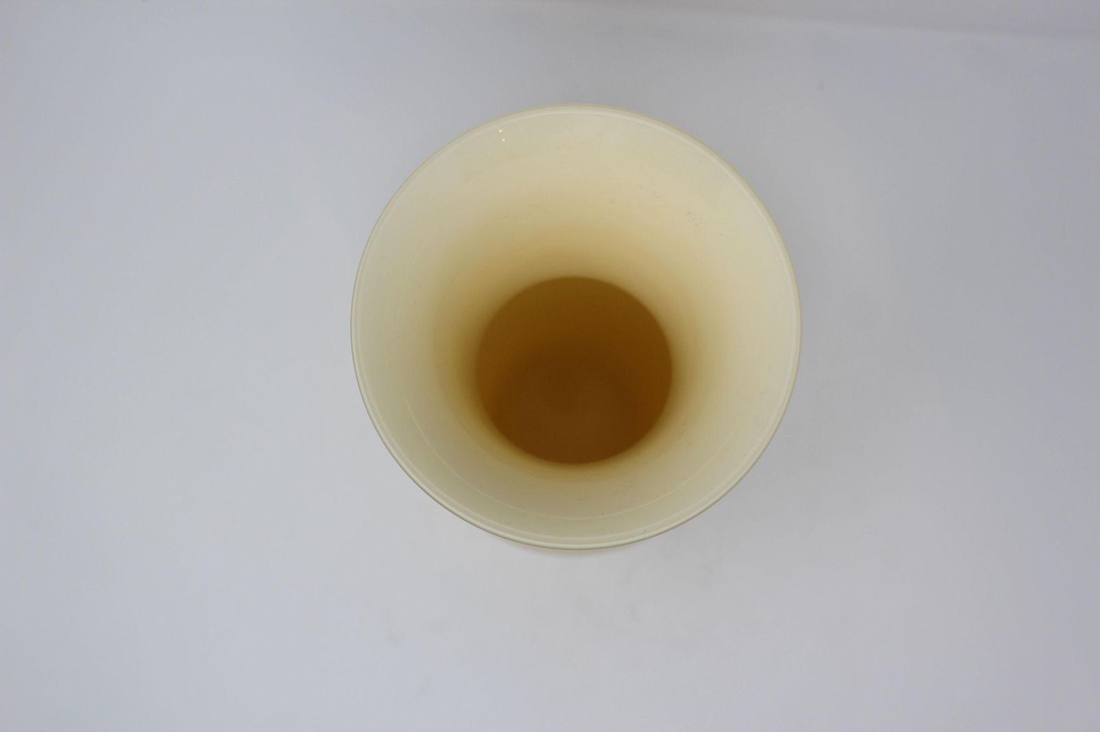 Opalino Vase By Venini Of Murano   Cream photo for sale