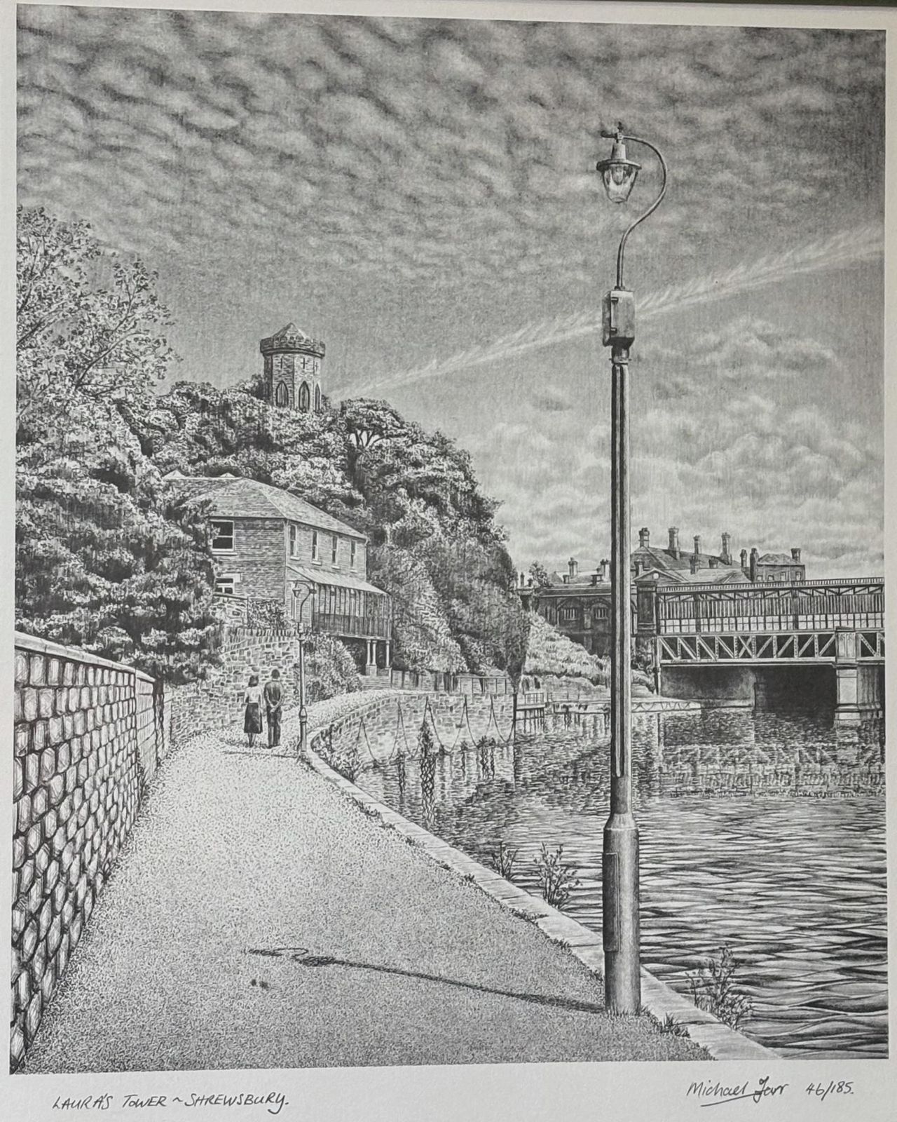 Laura’s Tower, Shrewsbury – Signed Limited Edition Print, 46/185, By Michael Farr