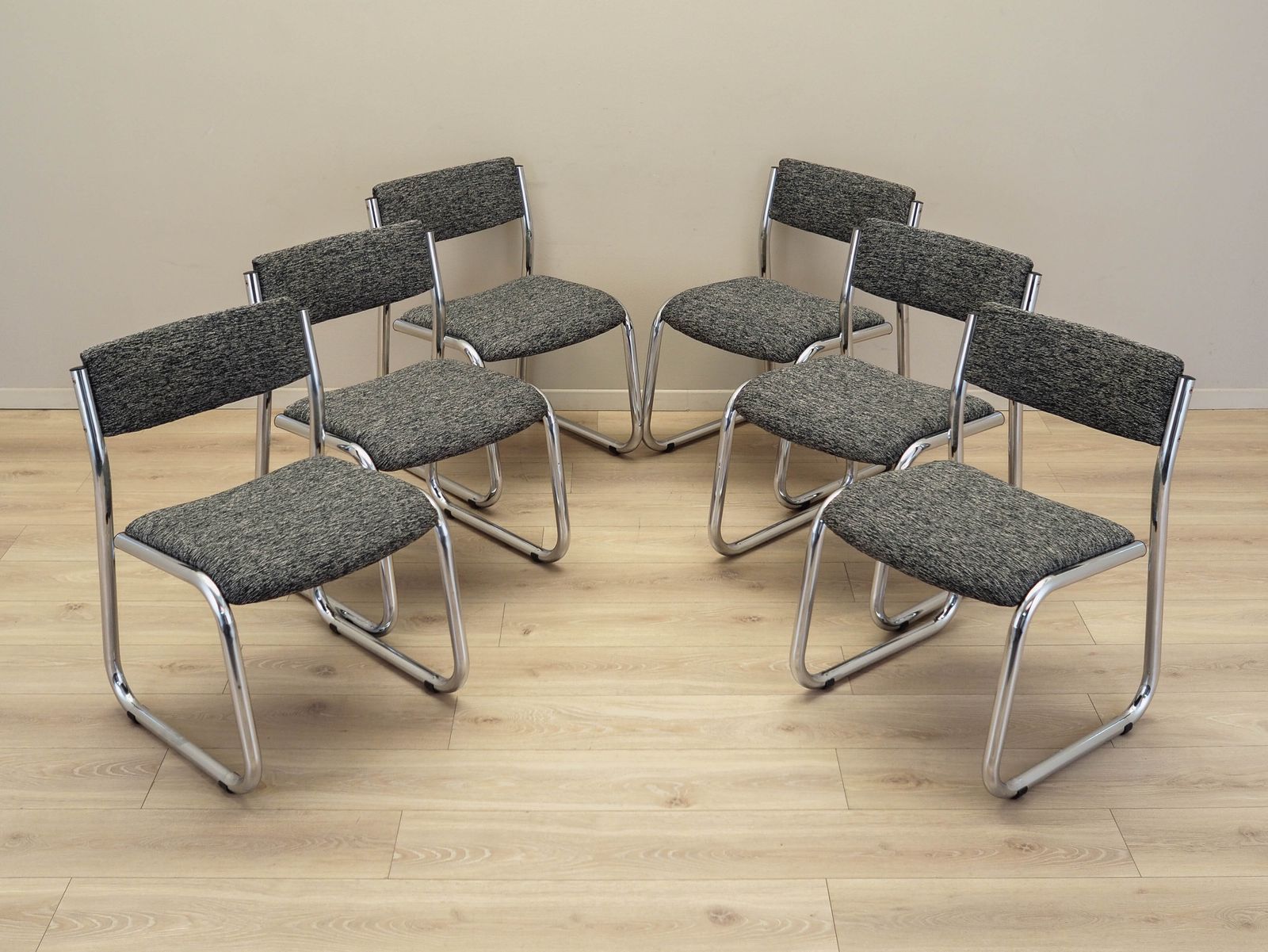 Set Of Six Chairs, Italian Design, 1980s, Production: Italy photo for sale