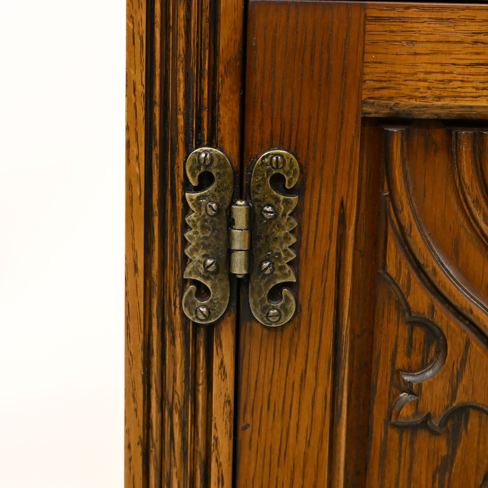 photo furniture Old Charm Pedestal Cabinet Drawer Light Oak Free Delivery