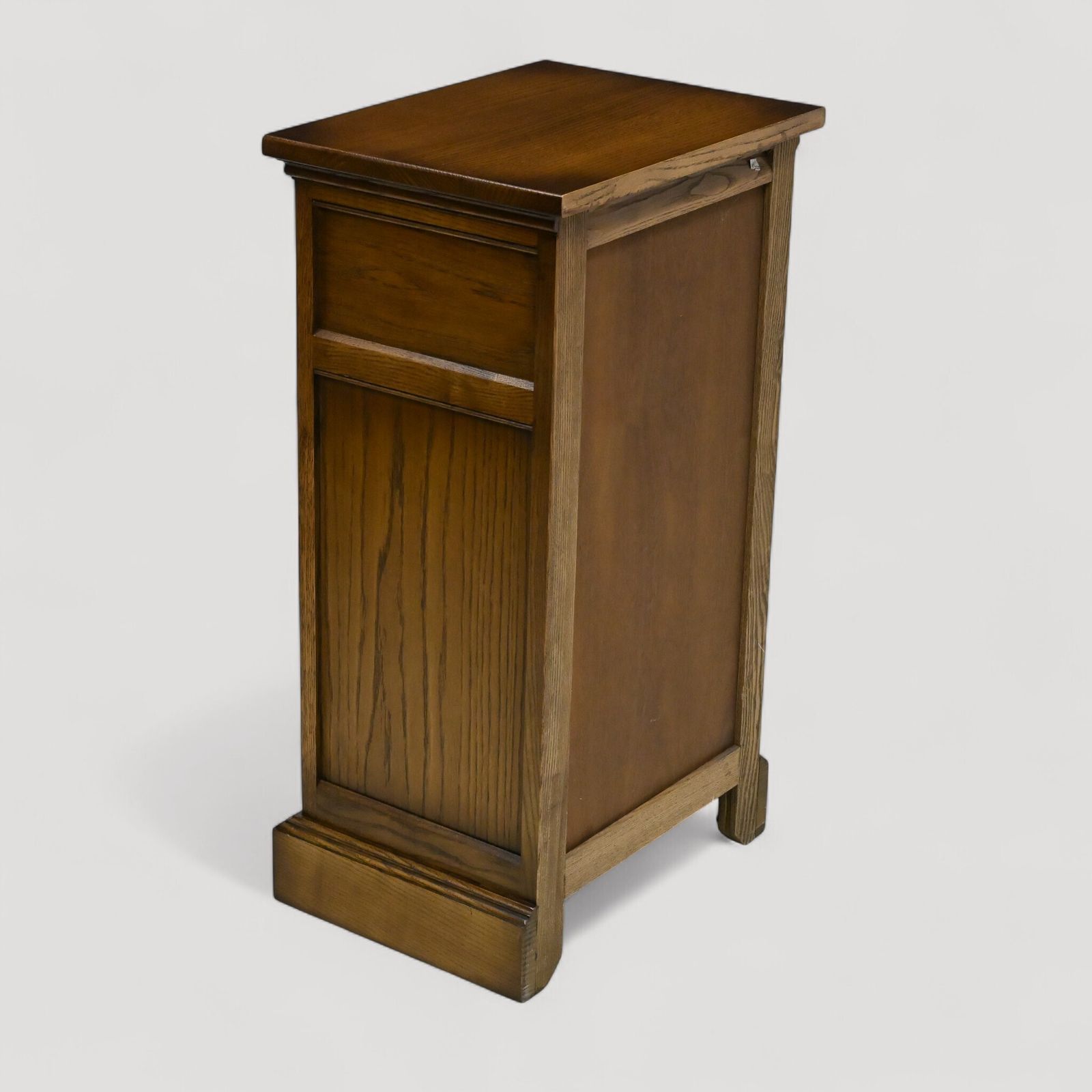 photo vintage Old Charm Pedestal Cabinet Drawer Light Oak Free Delivery