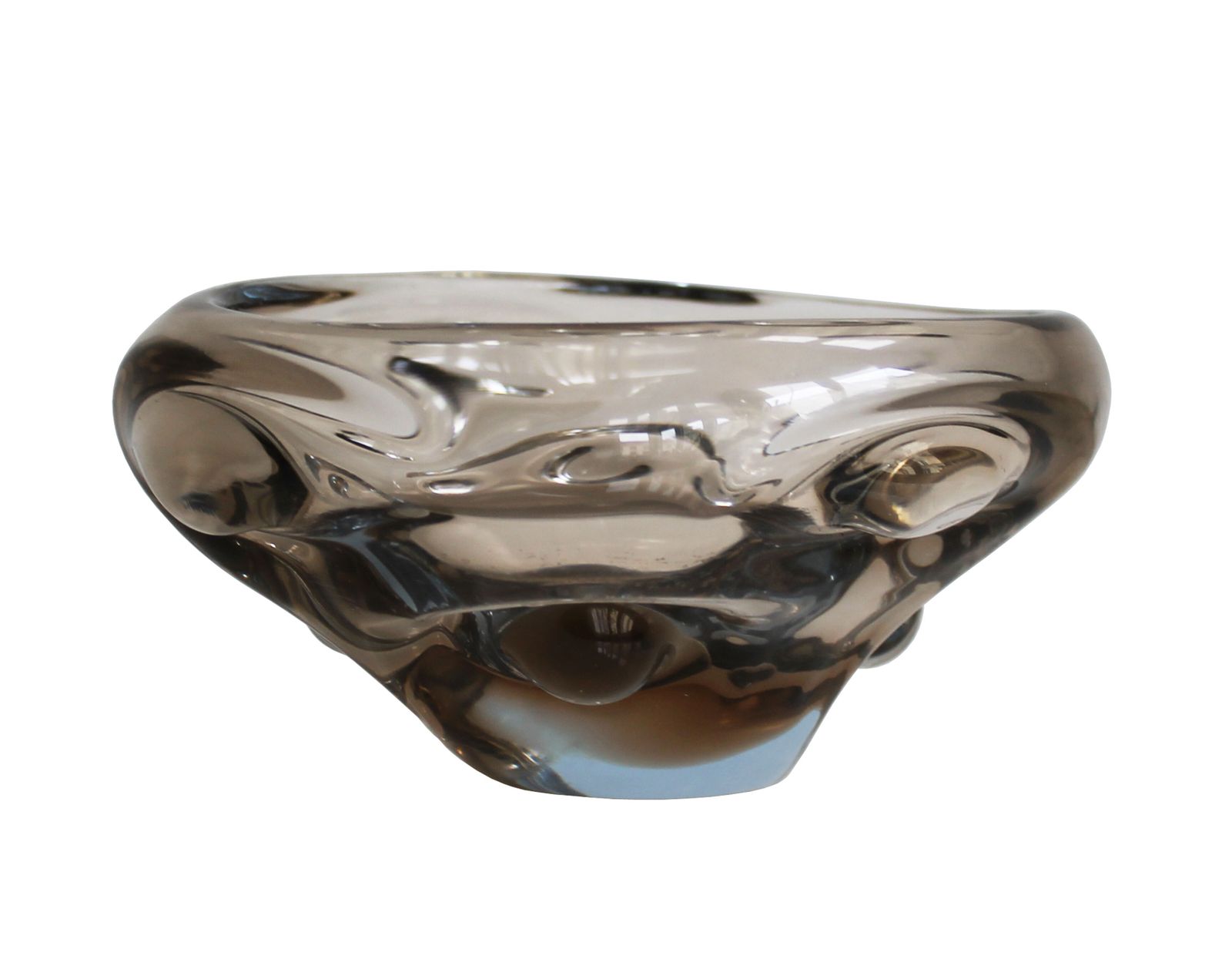 Art Glass Bowl By Jan Berenek – Pattern 5954 (1959), Skrdlovice