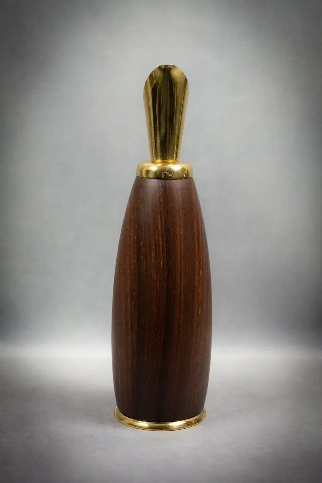 Carafe thermos en bois et laiton, par Aldo Tura - Italie, vers 1950 photo buy