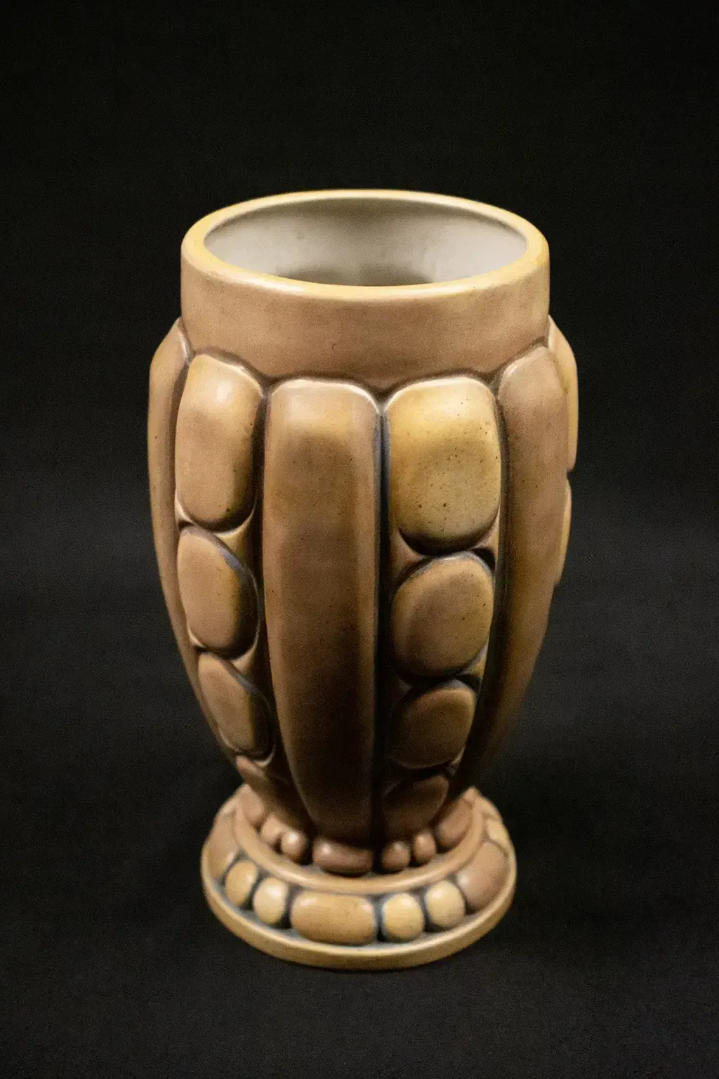 Baluster Vase In Stoneware By Joseph Mougin   Early 20th Century French Ceramic photo for sale