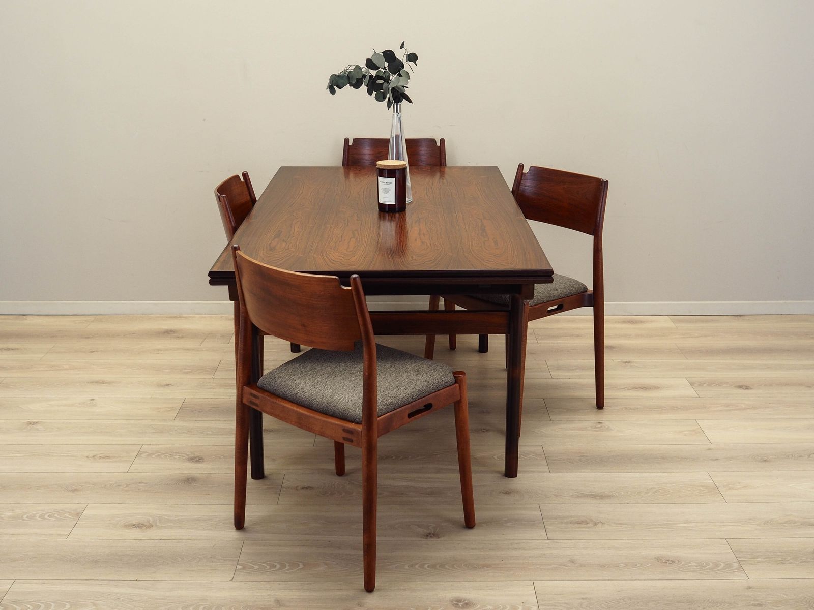 Vintage Tafel, Deens Design, Jaren 1960, Ontwerper: Henning Kjaernulf, Fabrikant: Vejle Stole & Møbelfabrik photo furniture