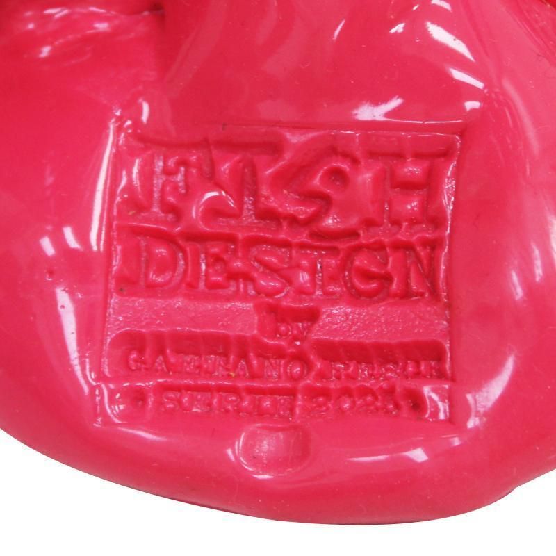 Contemporary Pink And Green Resin Vase From The Fish Collection By Gaetano Pesce photo 767.0