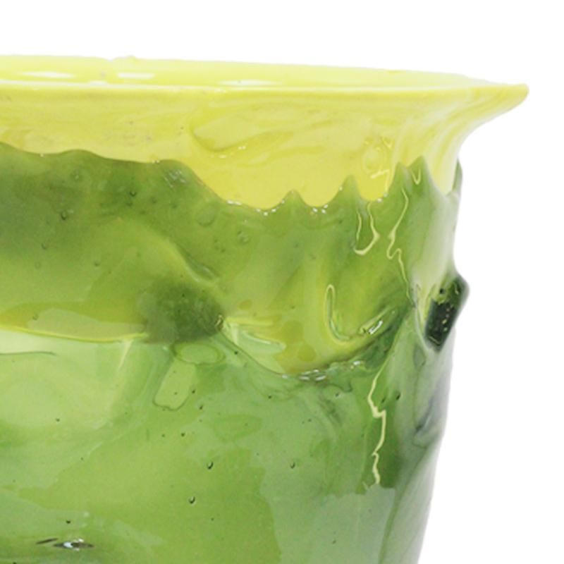 Contemporary Pink And Green Resin Vase From The Fish Collection By Gaetano Pesce photo buy