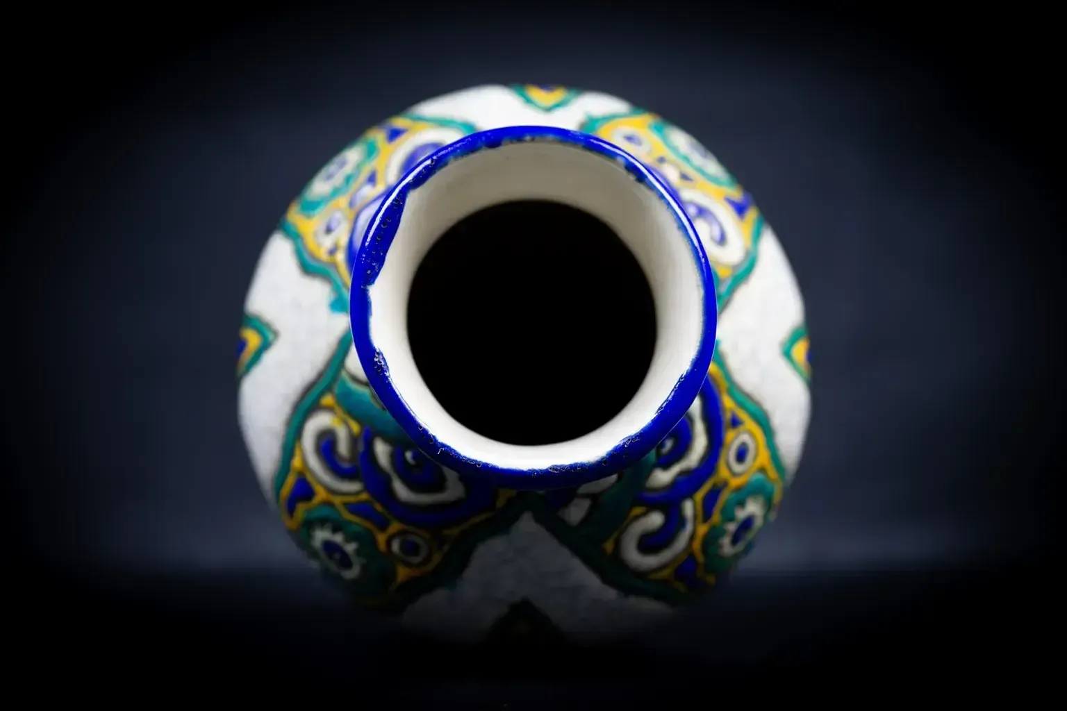 900.0 Vase en faïence craquelée par Charles Catteau (D.1101) photo