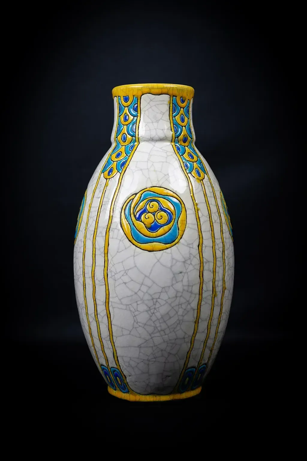 Vase en faïence craquelée Charles Catteau (D.751) photo furniture