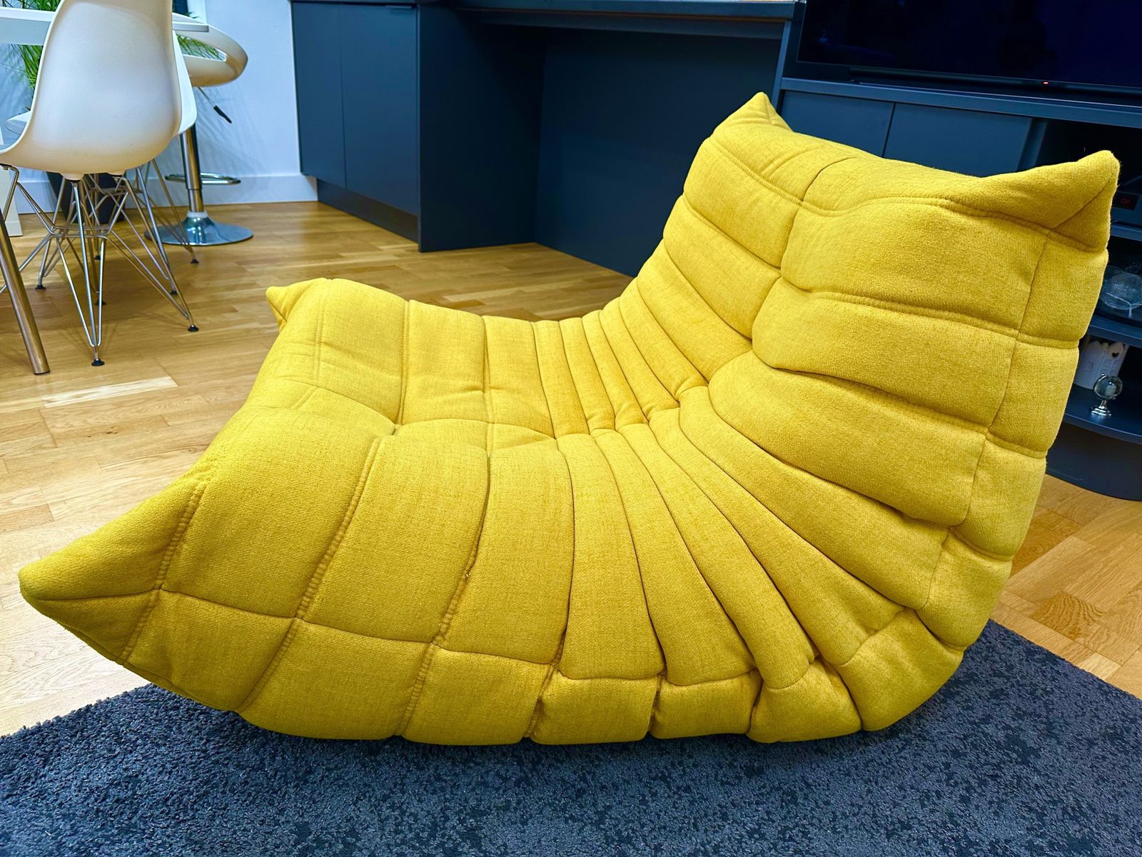 Ligne Roset Togo Fireside Chair + Footstool By Michel Ducaroy Immaculate photo Furniture