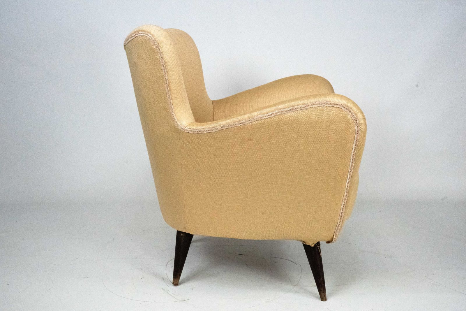 Guglielmo Veronesi Sculptural Lounge Armchair, Italy, 1950s photo vintage