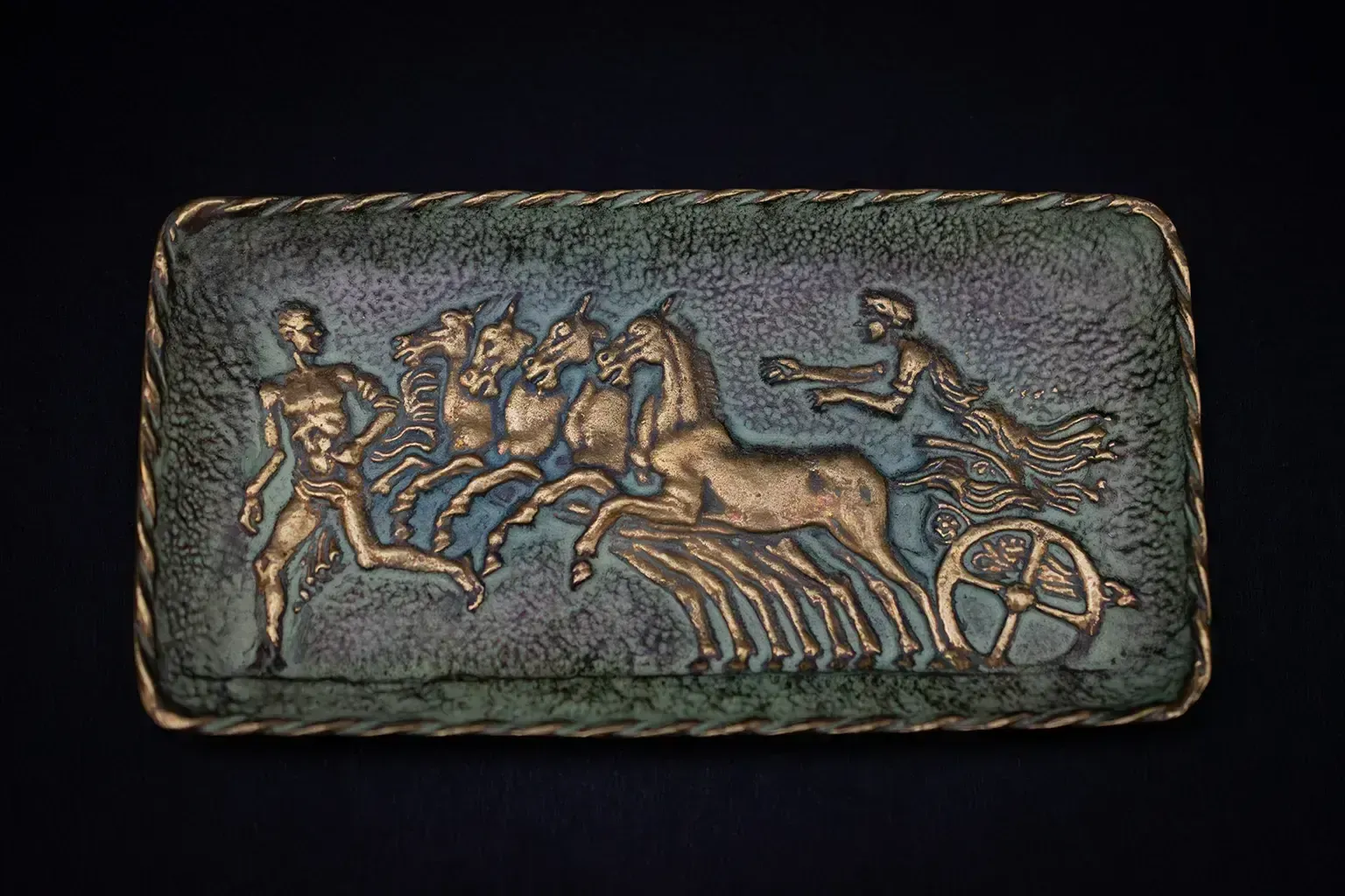 Vide-poche en bronze par Max Le Verrier - The Race Of Heracles
