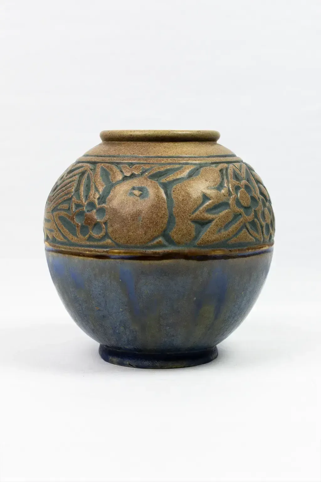Vase boule Art déco - Mougin & Gaston Ventrillon (Nancy) photo for sale