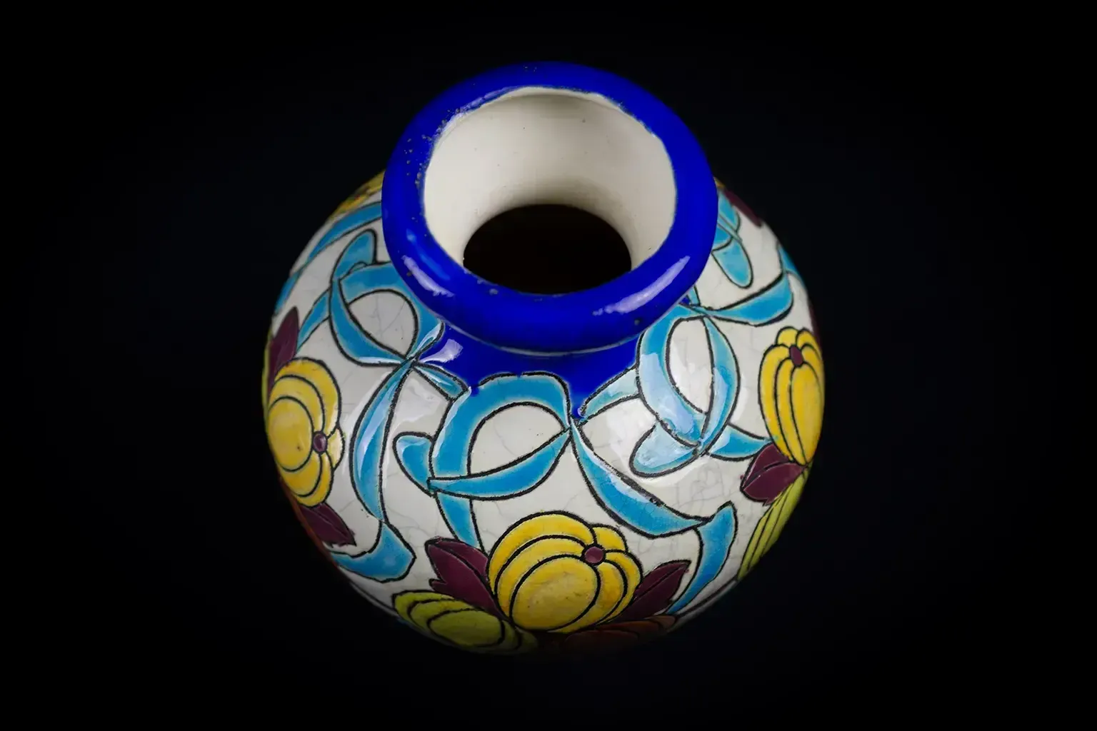 Small Vase With Detached Neck By Charles Catteau For Keramis photo vinterior