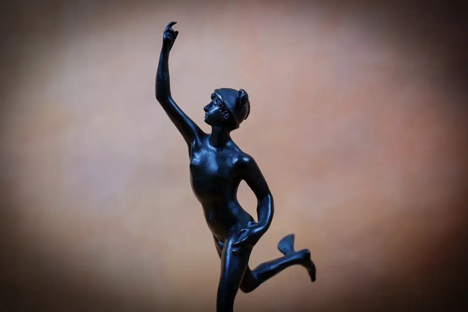 Allegorical Sculptures Of Mercury And Abundance Inspired By Jean De Bologne And Clodion photo vintage