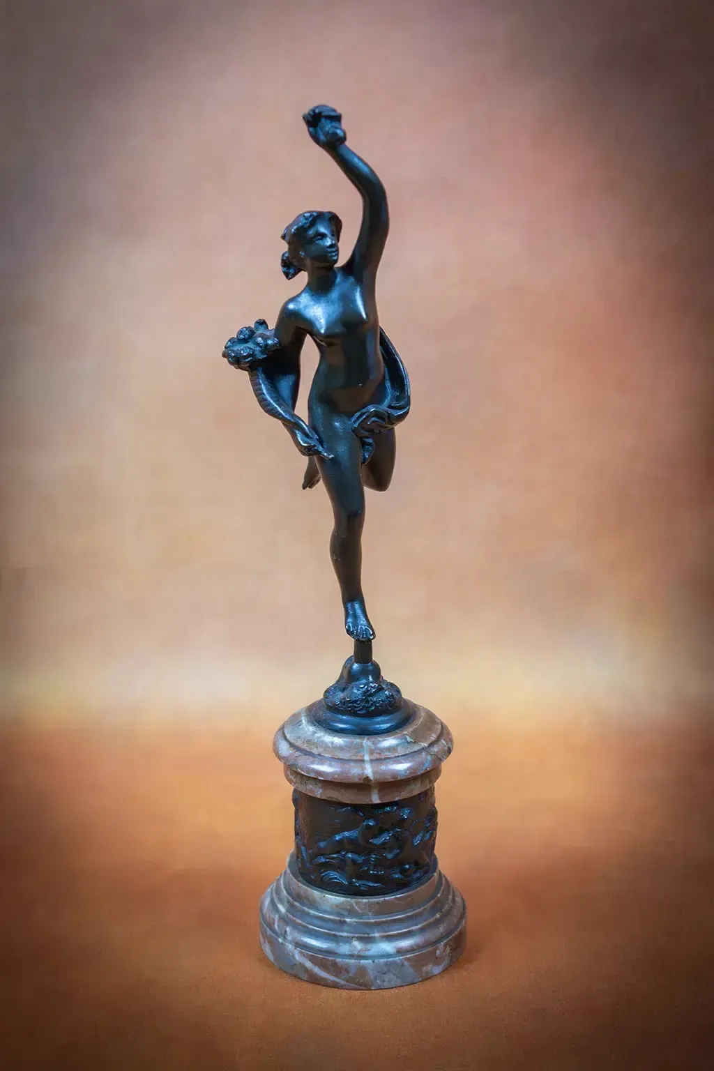 600.0 Allegorical Sculptures Of Mercury And Abundance Inspired By Jean De Bologne And Clodion photo