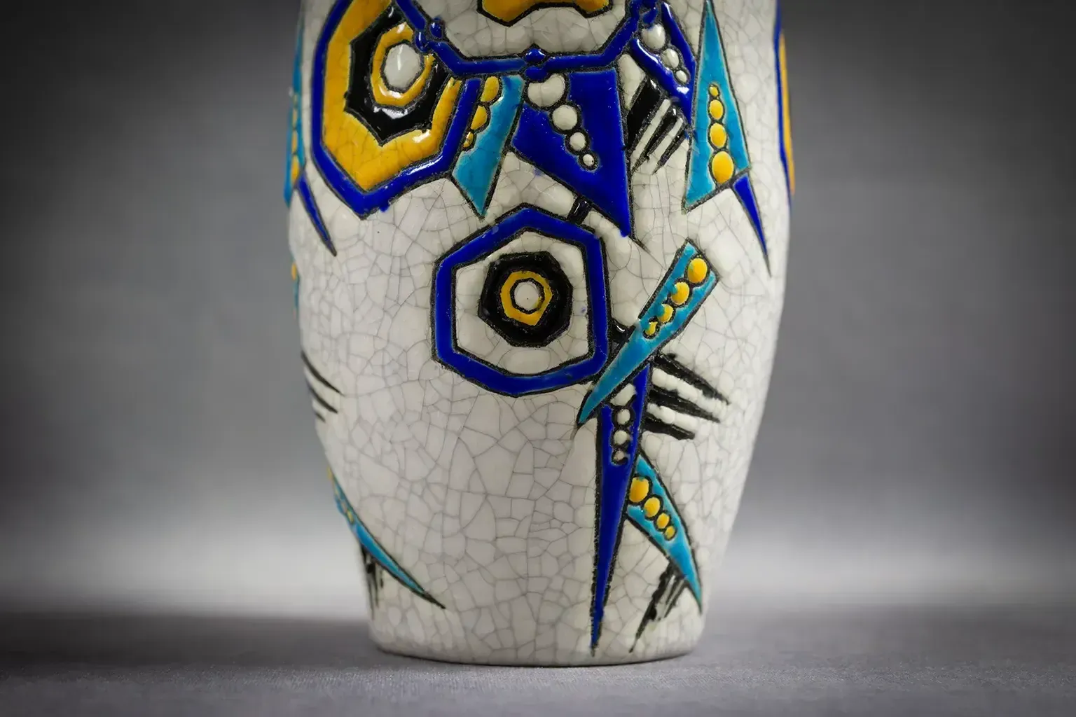 photo for sale Vase Art Déco fuselé Keramis (D.1174)