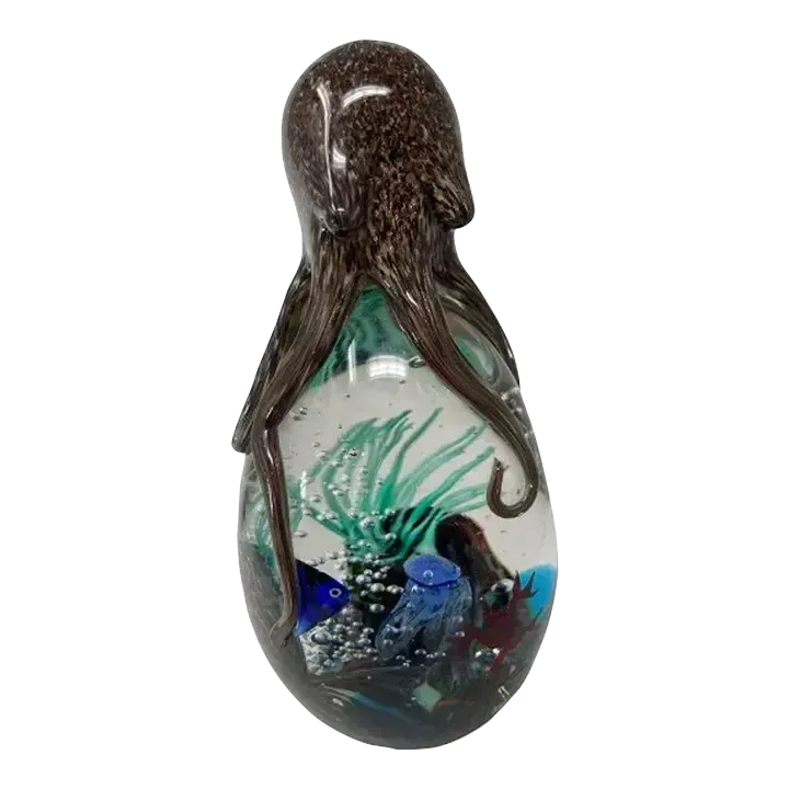 Murano Glass Octopus Aquarium, 2010s