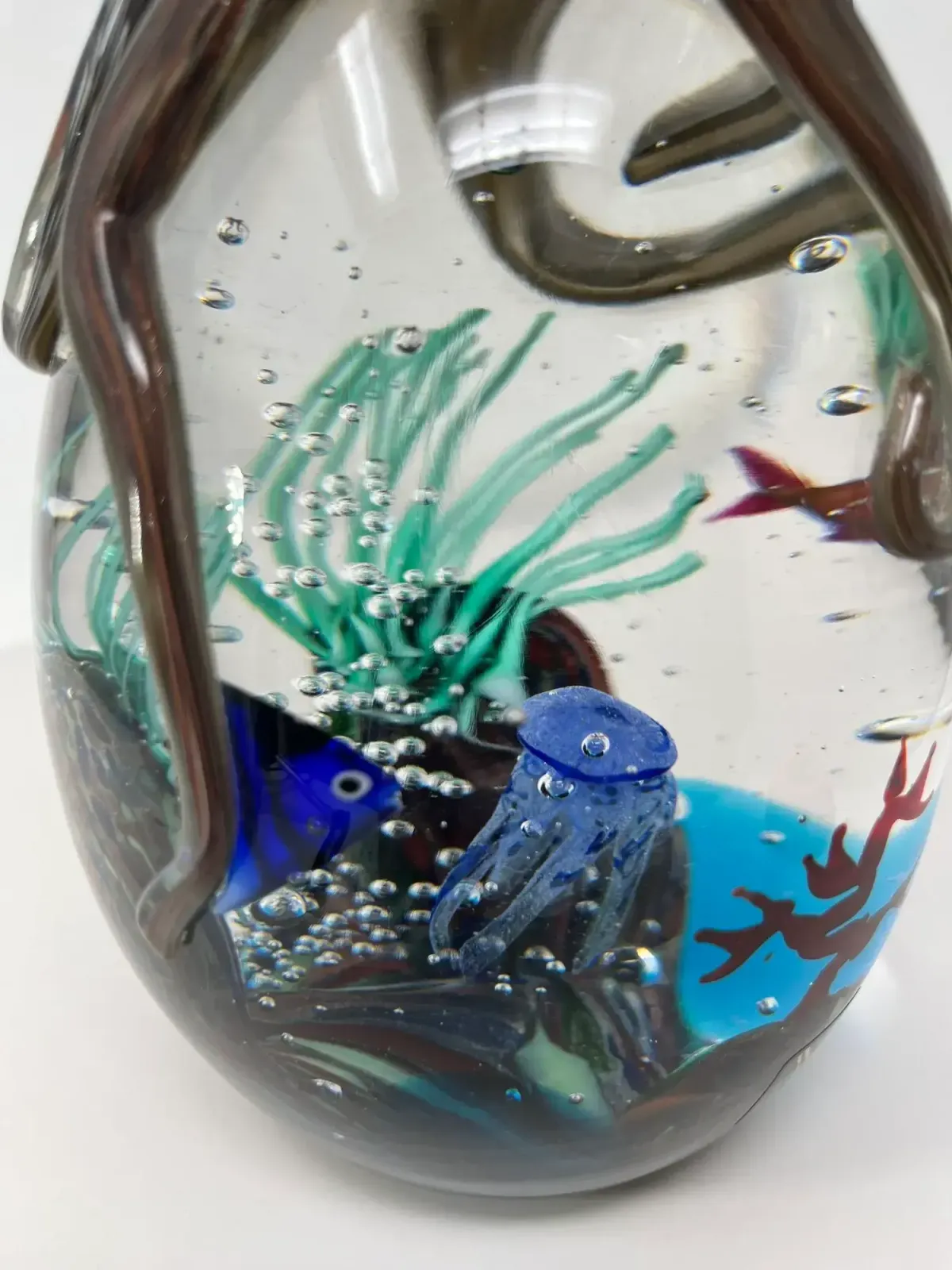 Murano Glass Octopus Aquarium, 2010s photo furniture