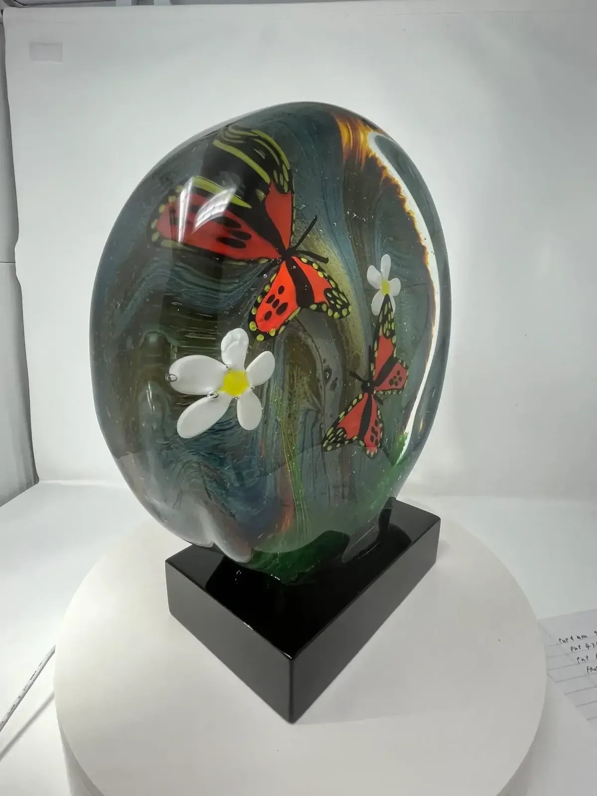 Butterfly Terrarium Made Of Murano Glass photo 4085.0