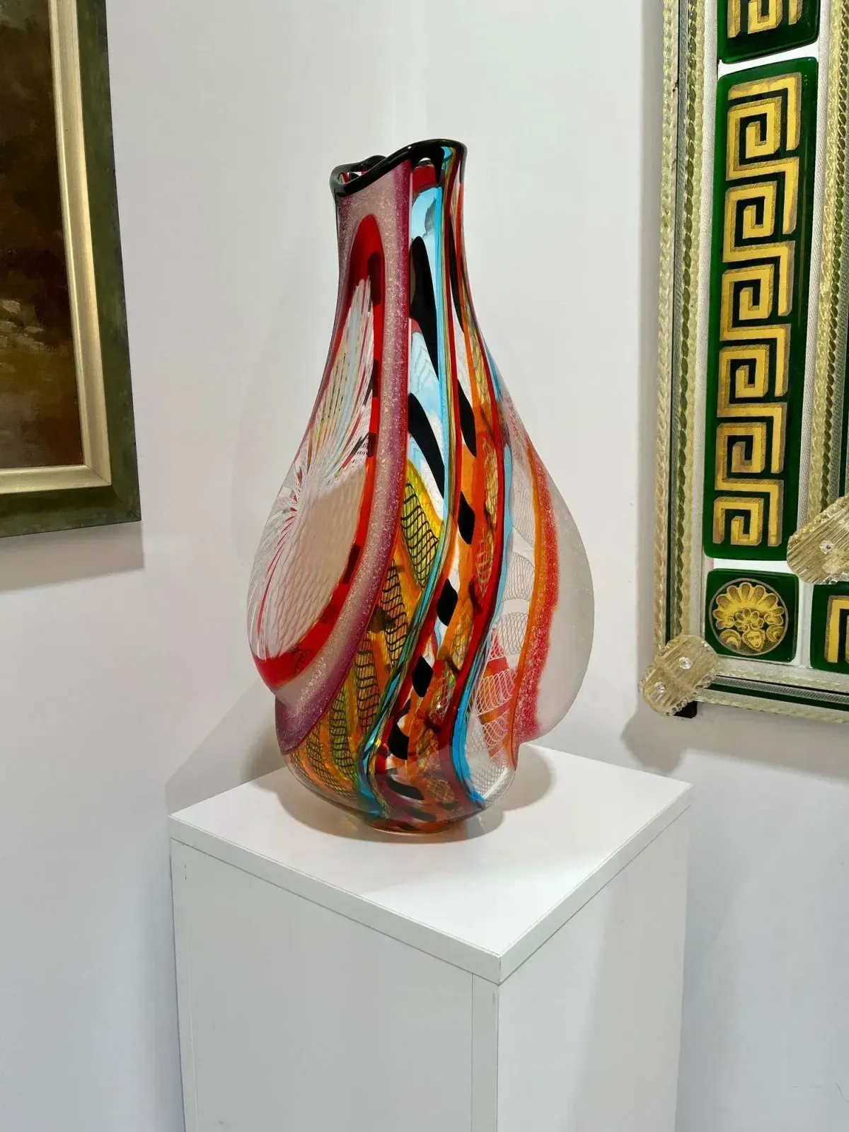 Murano Vase By Schiavon, 21st Century photo furniture
