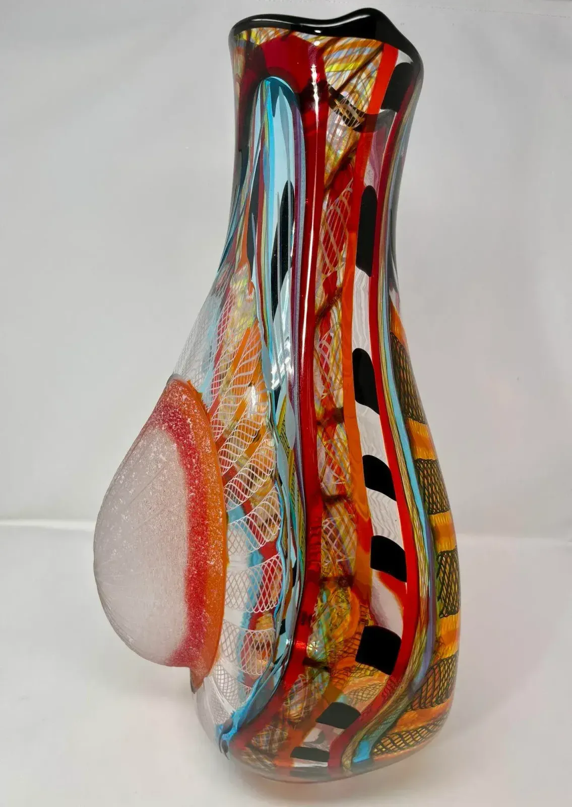 Murano Vase By Schiavon, 21st Century photo for sale