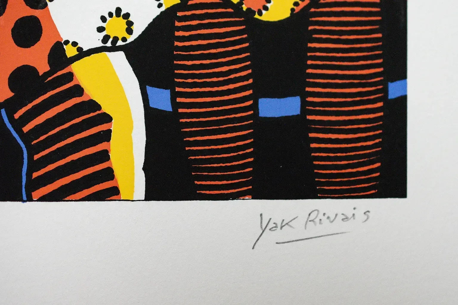 Sérigraphie « Le Métro Mépastro » par Yak Rivais sur papier vélin photo 220.0