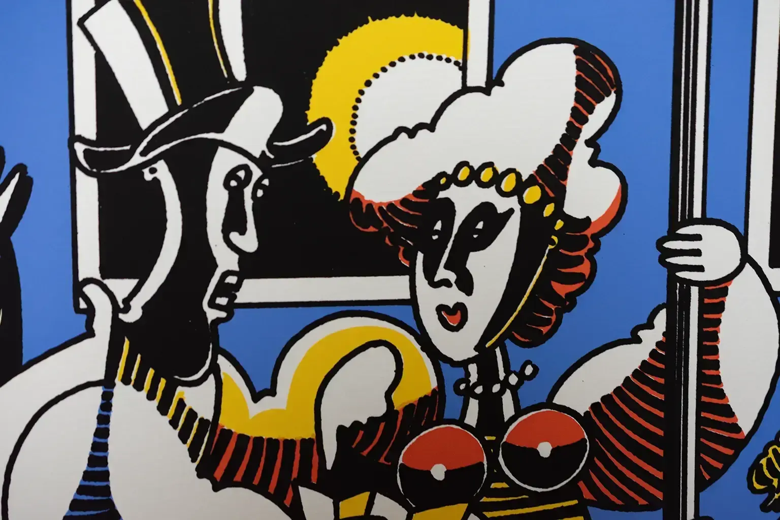 Sérigraphie « Le Métro Mépastro » par Yak Rivais sur papier vélin photo buy