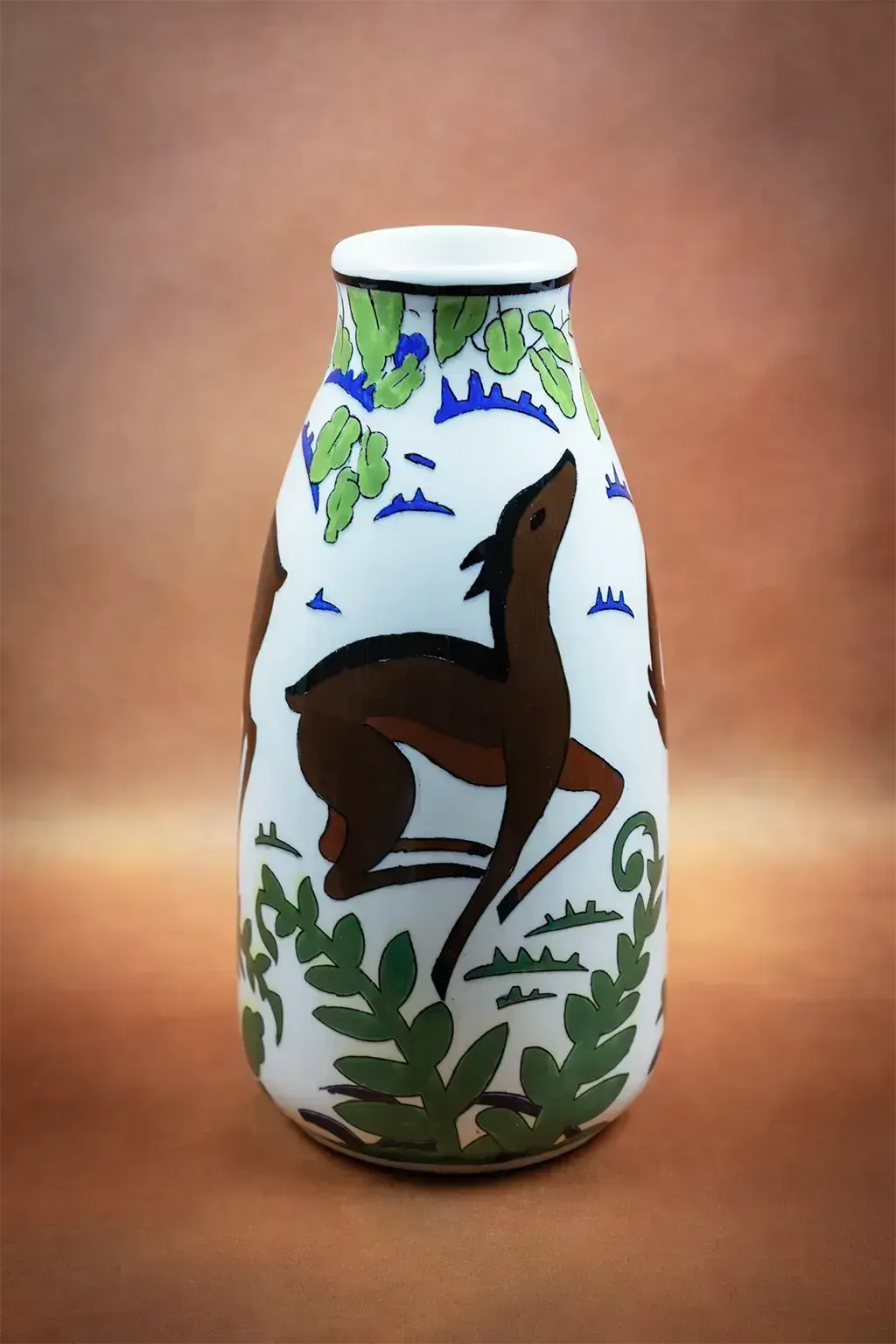Vase Keramis à décor de cerfs (D. 1434) photo Décoration