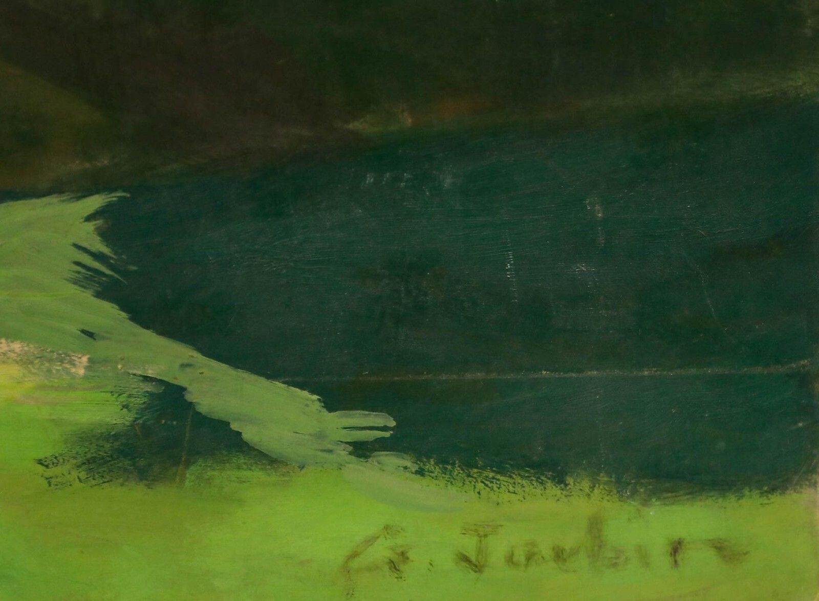 Georges Joubin (1888 1983)   Mid 20th Century Oil, Un Coin De Jardin Au Guichet photo vinterior