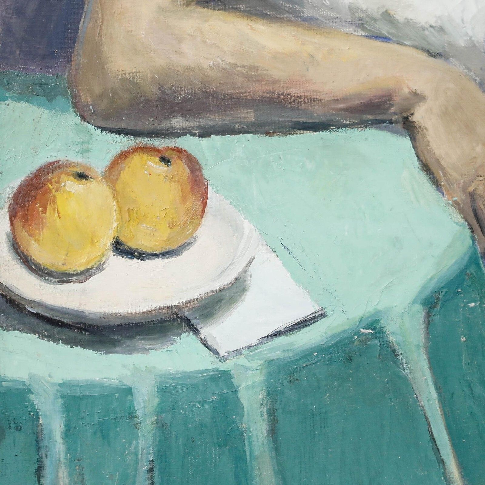 Georges Joubin (1888 1983)   Mid 20th Century Oil, La Louise photo 450.0