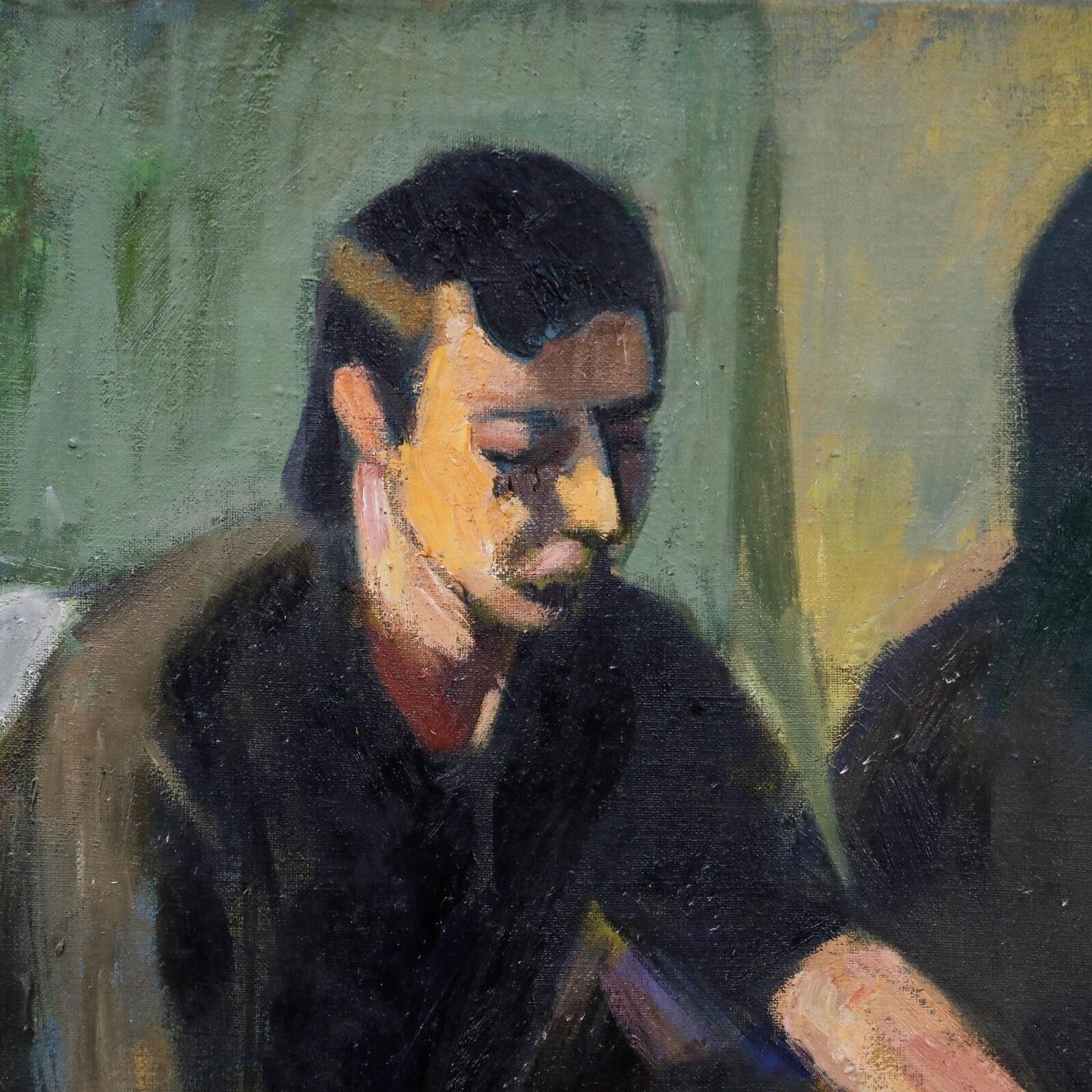 Georges Joubin (1888 1983)   Mid 20th Century Oil, The Actor photo Art