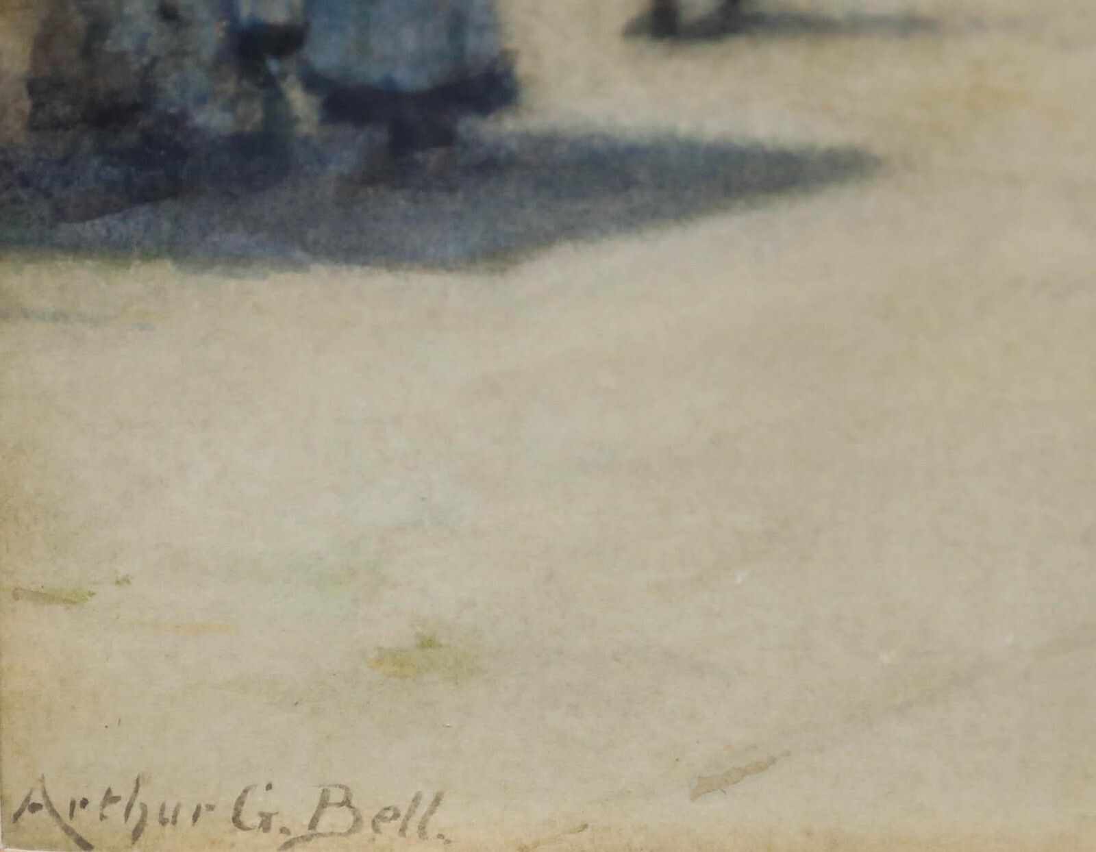 Arthur G. Bell (1849 1916)   Late 19th Century Watercolour, Middelburg Town Hall photo vinterior