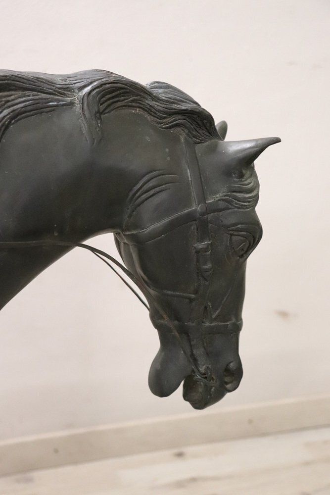 Horse And Jockey, Early 20th Century, Bronze photo Art