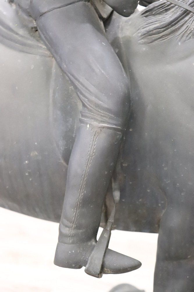 photo vinterior Horse And Jockey, Early 20th Century, Bronze