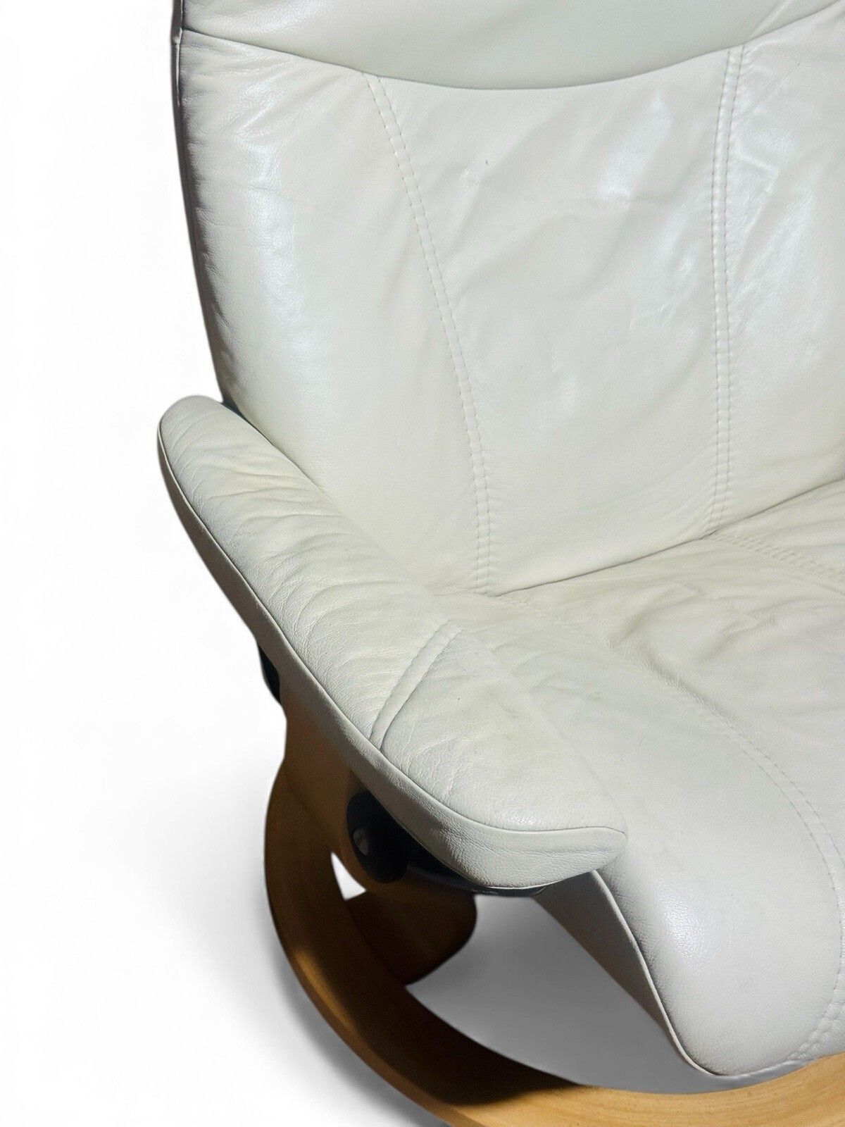 Ekorness Stressles Armchair And Footstool Consul Recliner Superior Quality photo vinterior