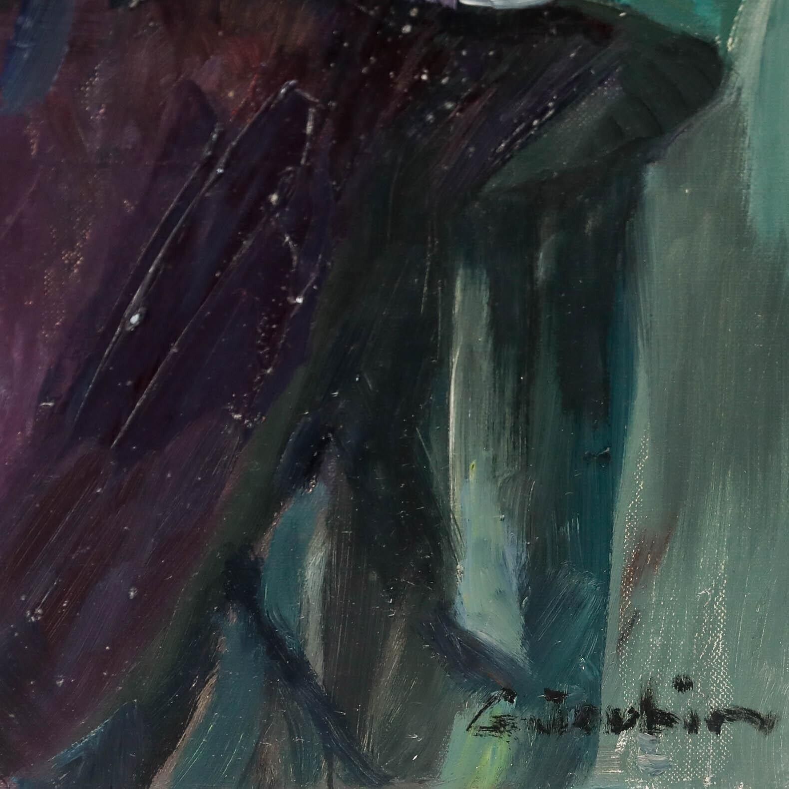 Georges Joubin (1888 1983)   Modernist 20th Century Oil, Reading photo 325.0