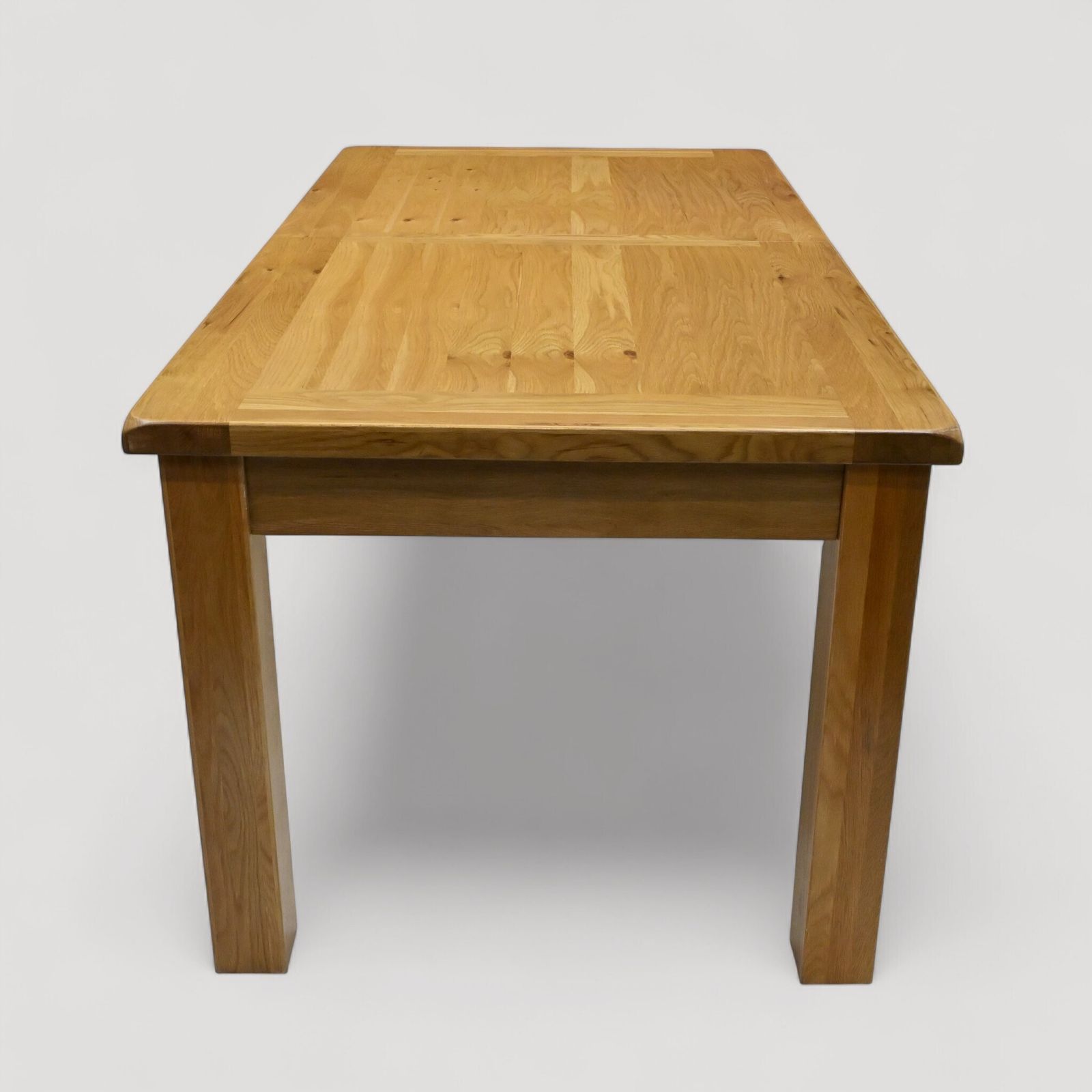 photo furniture Large Extending Dining Table Light Oak Extends To Seat Up To 12 Free Uk Delivery