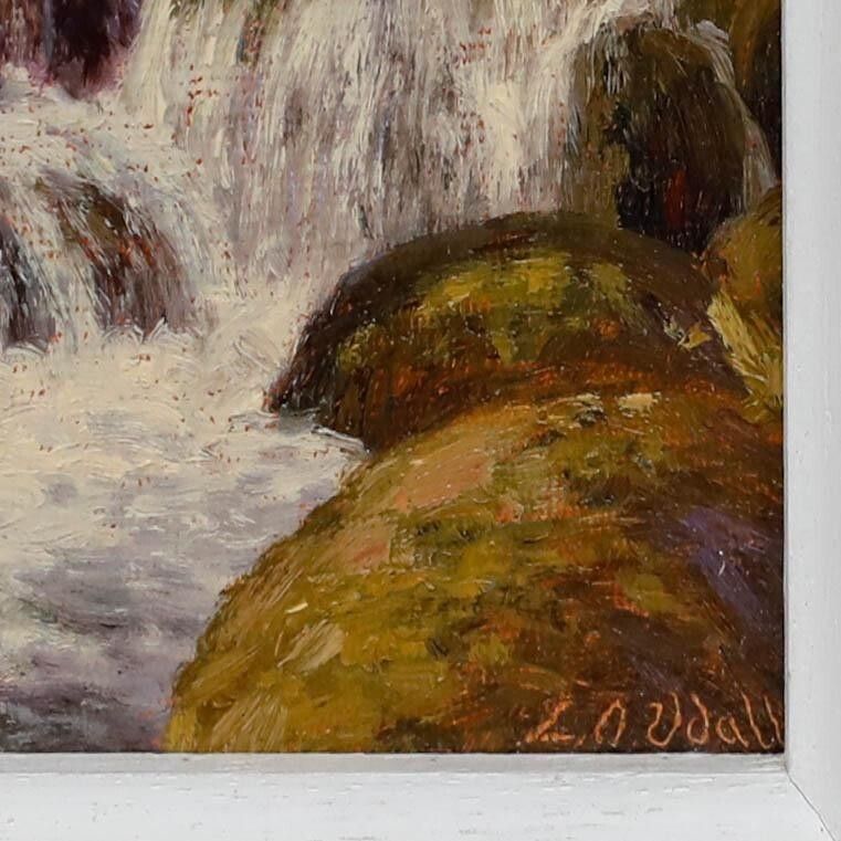 Laurence Oliver Udall (B.1943)   Framed 20th Century Oil, En Plein Air photo vinterior