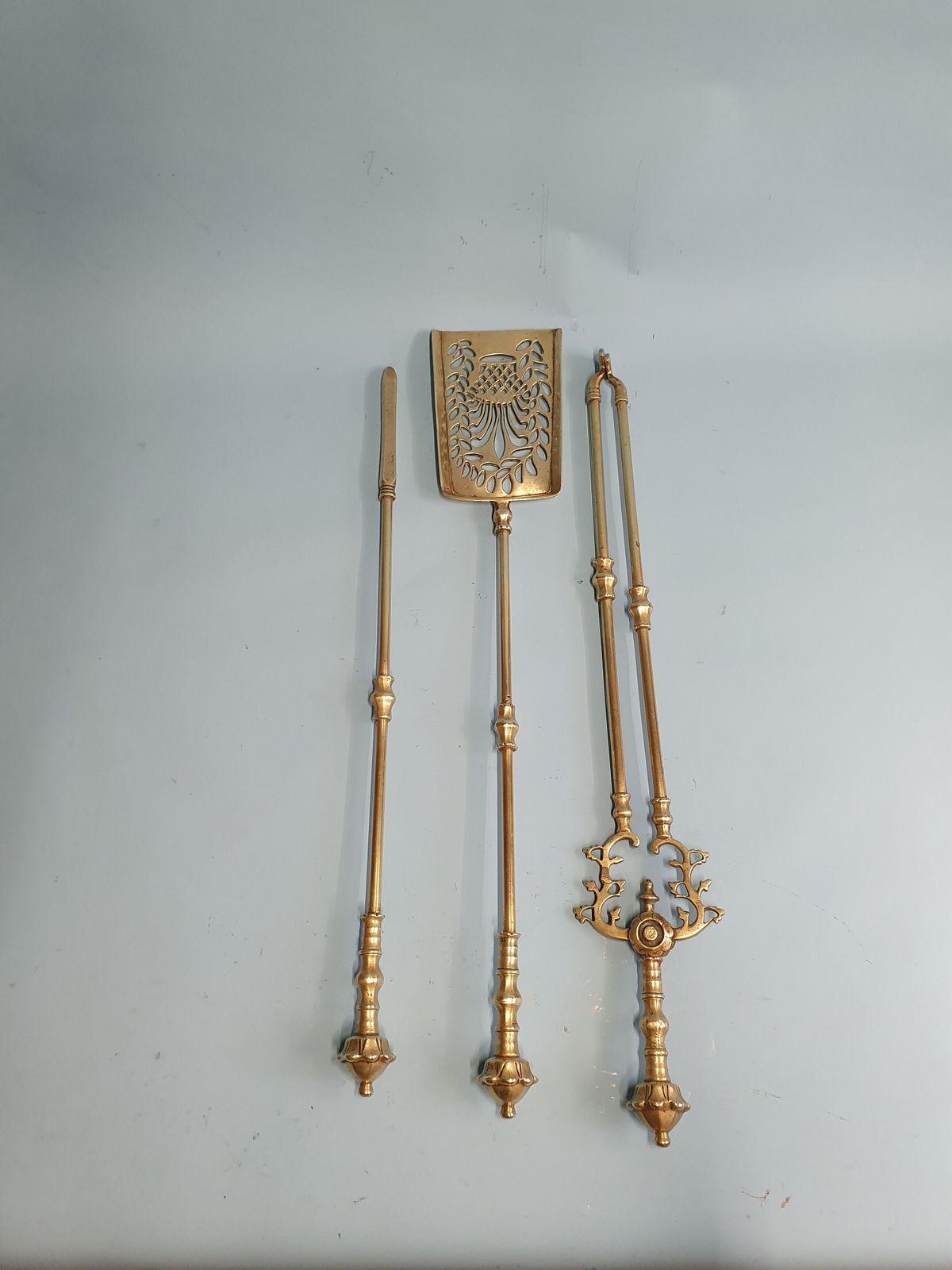 Set Of 19th Century Fire Tools Antique
