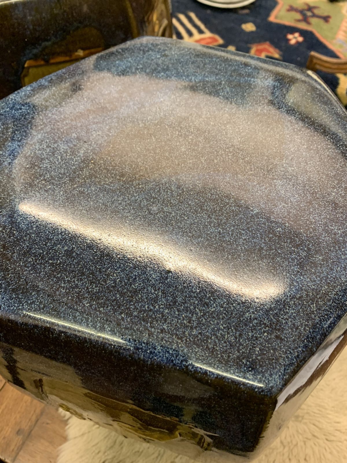Pair Of Oriental Ceramic Garden Seats photo for sale